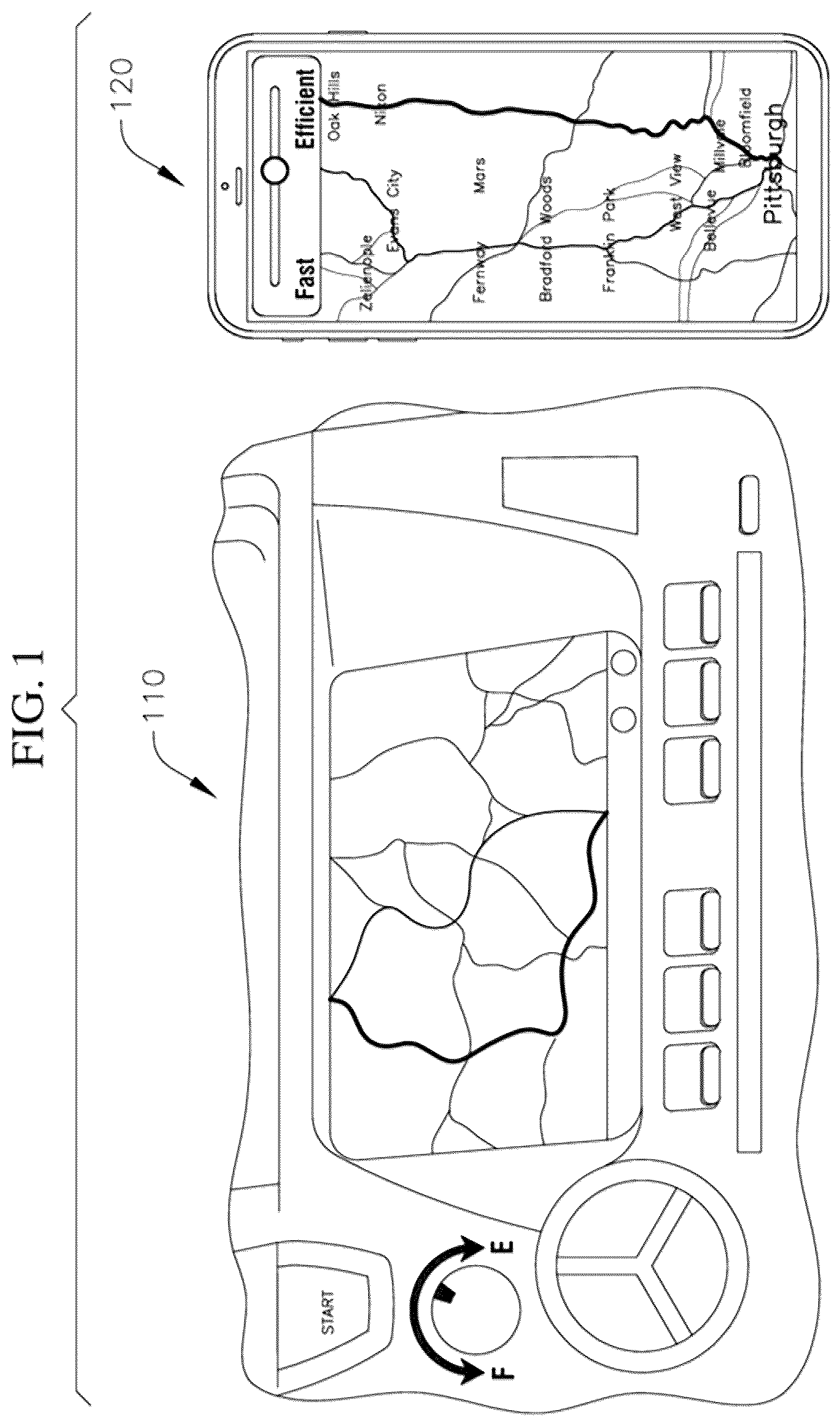 Patent US12104915 Figure 1 – Systems and methods for variable energy routing and tracking