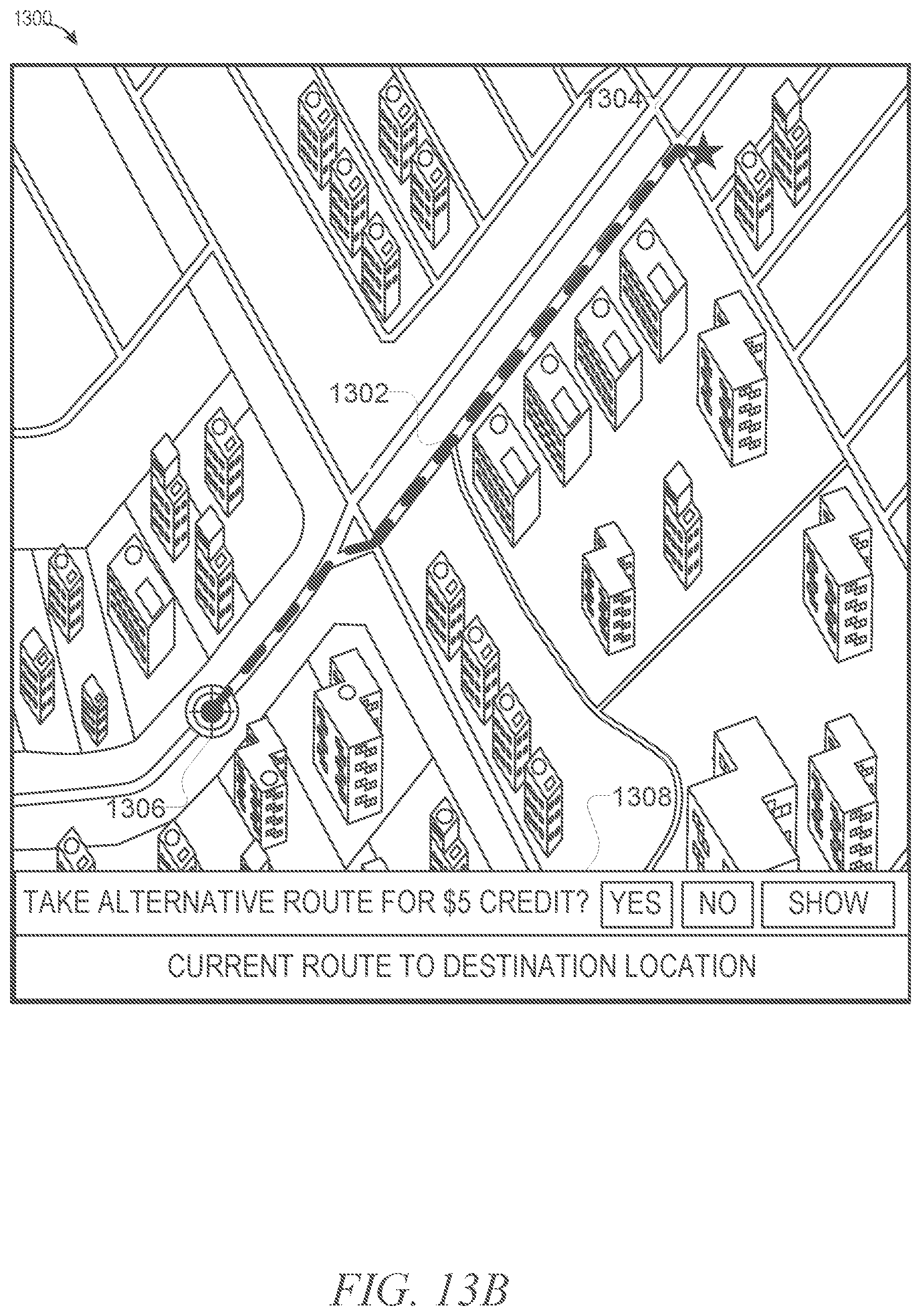 Patent US12104917 Figure 14 – Proactive re-routing of vehicles using passive monitoring of occupant frustration level