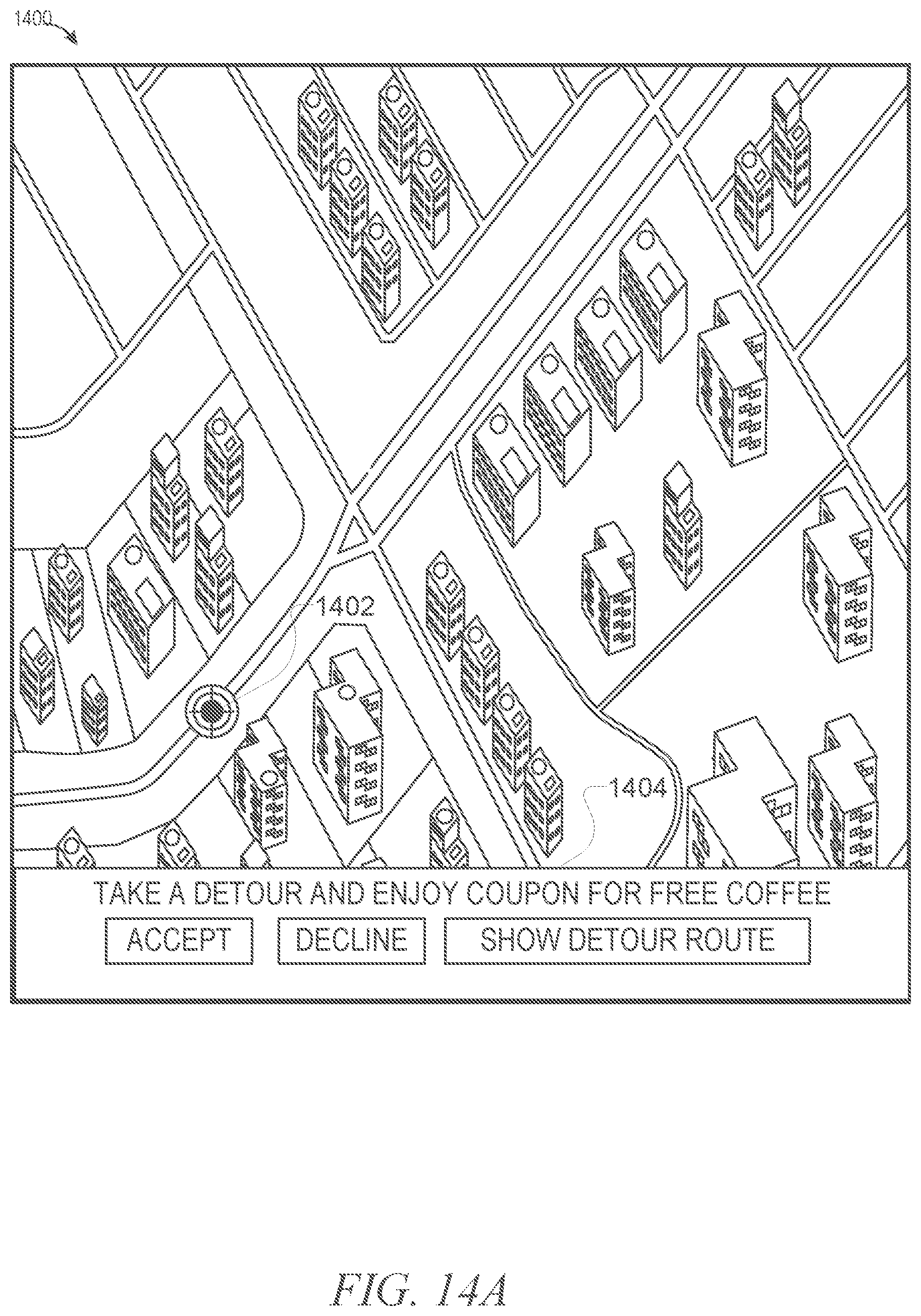 Patent US12104917 Figure 16 – Proactive re-routing of vehicles using passive monitoring of occupant frustration level