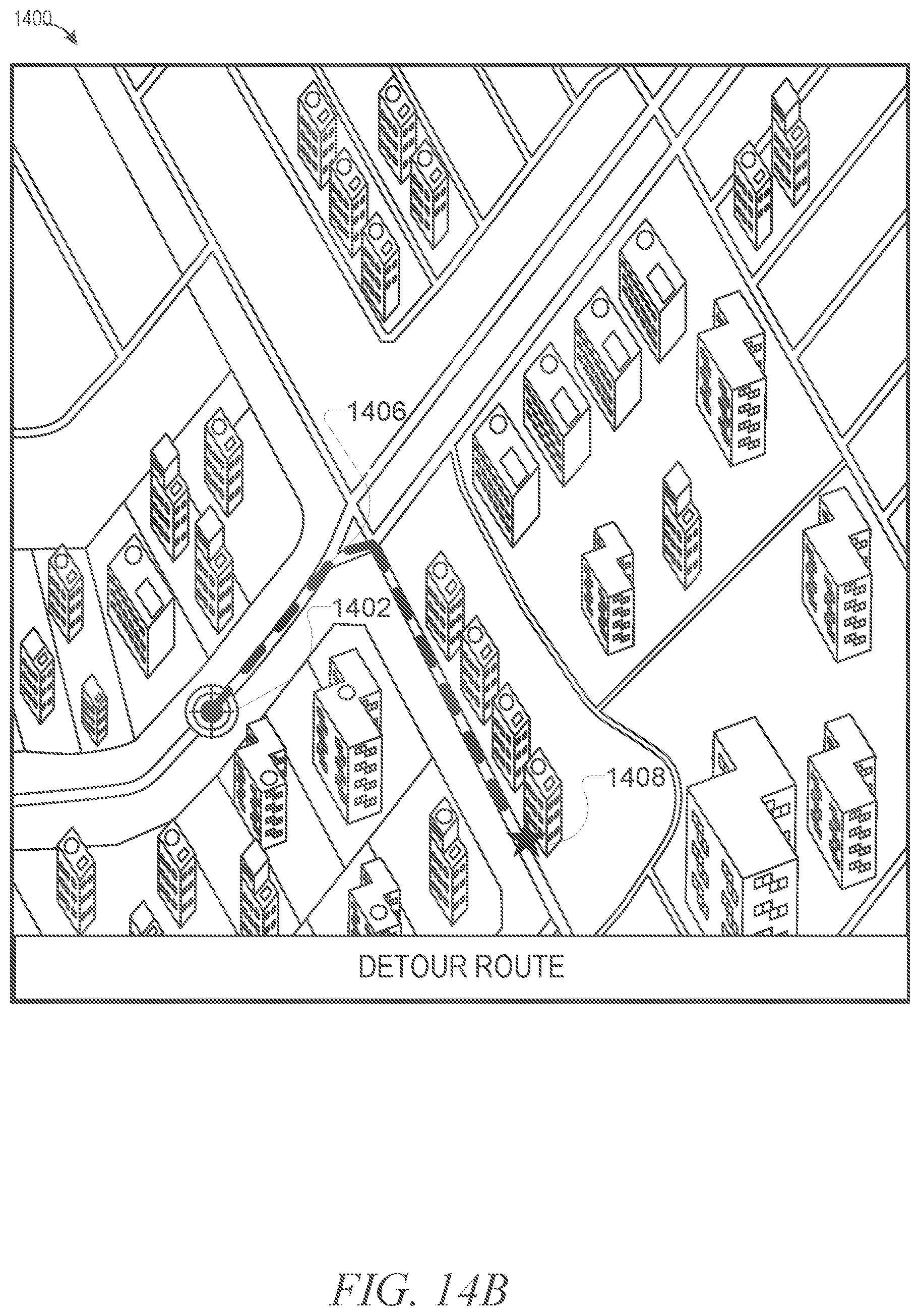 Patent US12104917 Figure 17 – Proactive re-routing of vehicles using passive monitoring of occupant frustration level