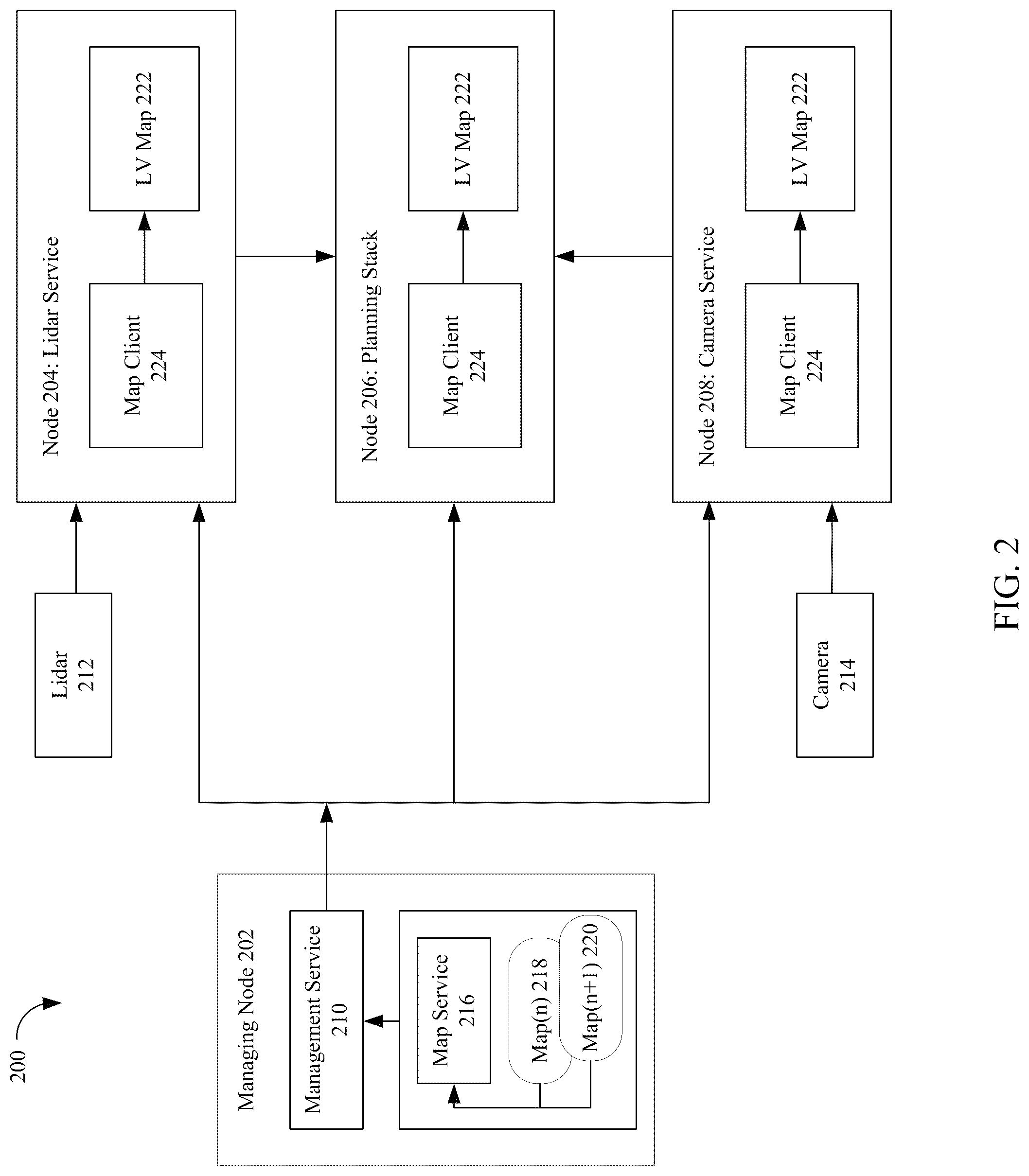Patent US12104920 Figure 2 – Semantic map with live updates