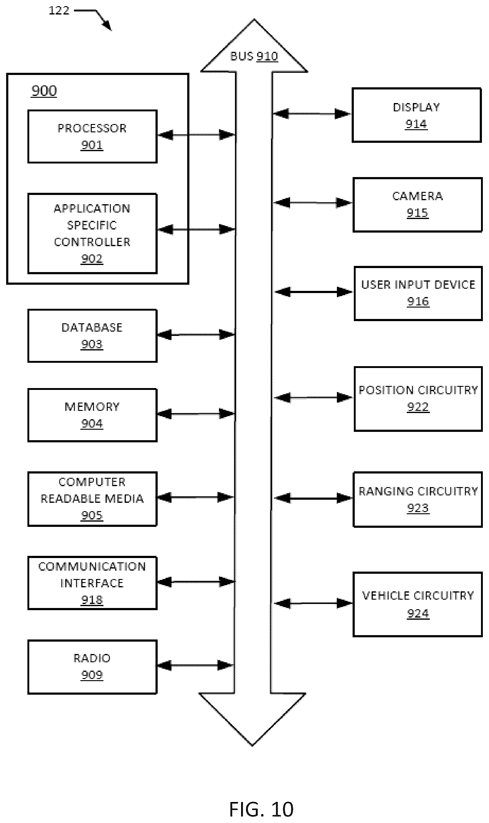 Patent US12104921 Figure 10 – Advanced data fusion structure for map and sensors