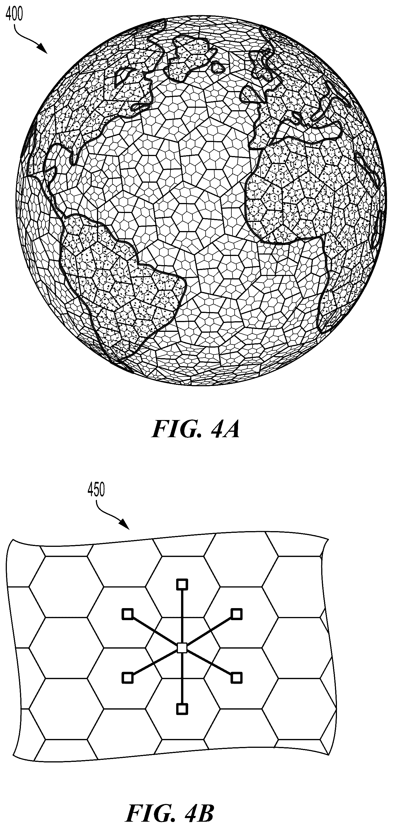 Patent US12104922 Figure 4 – Synchronizing neighboring tiles in a high definition map
