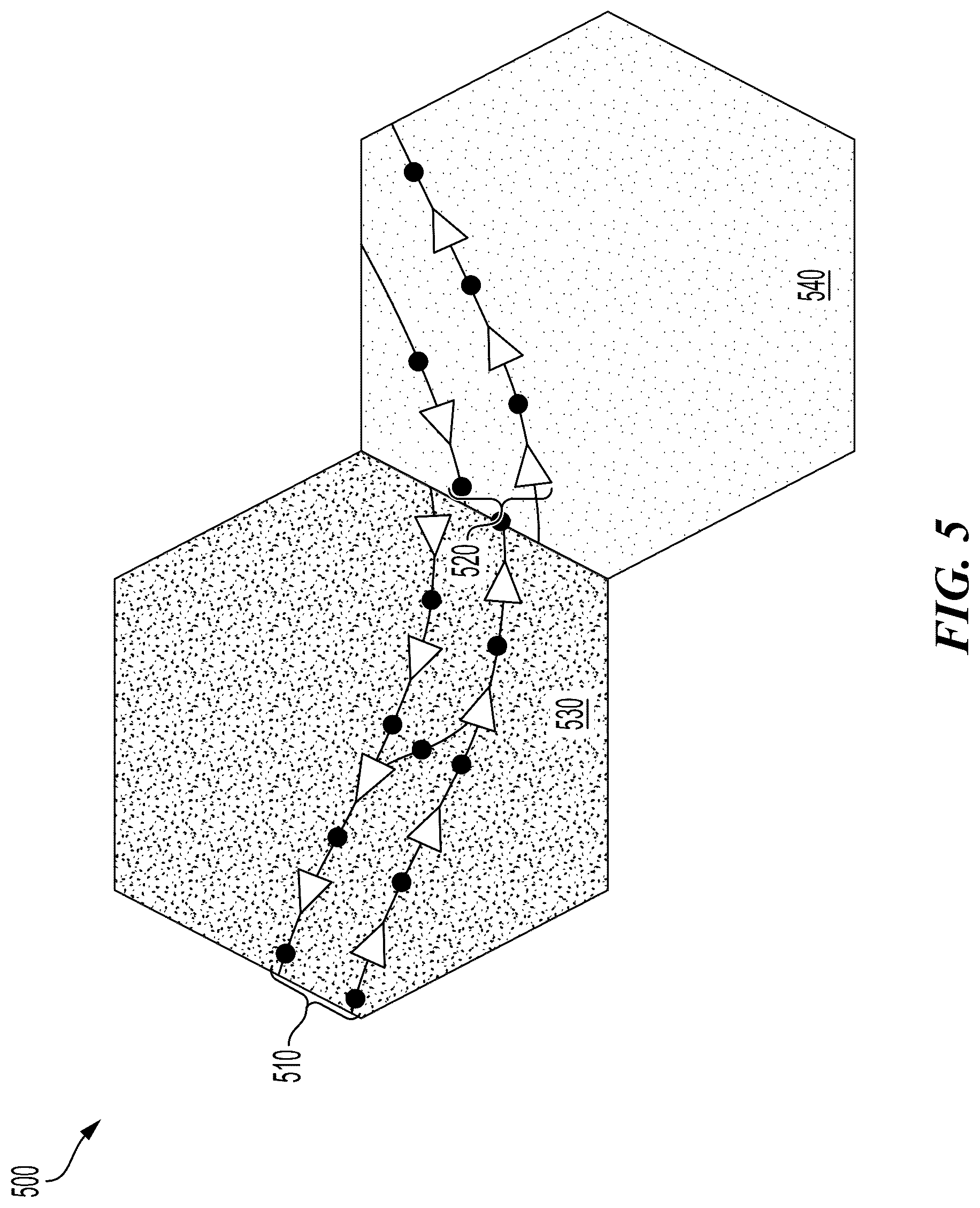 Patent US12104922 Figure 5 – Synchronizing neighboring tiles in a high definition map