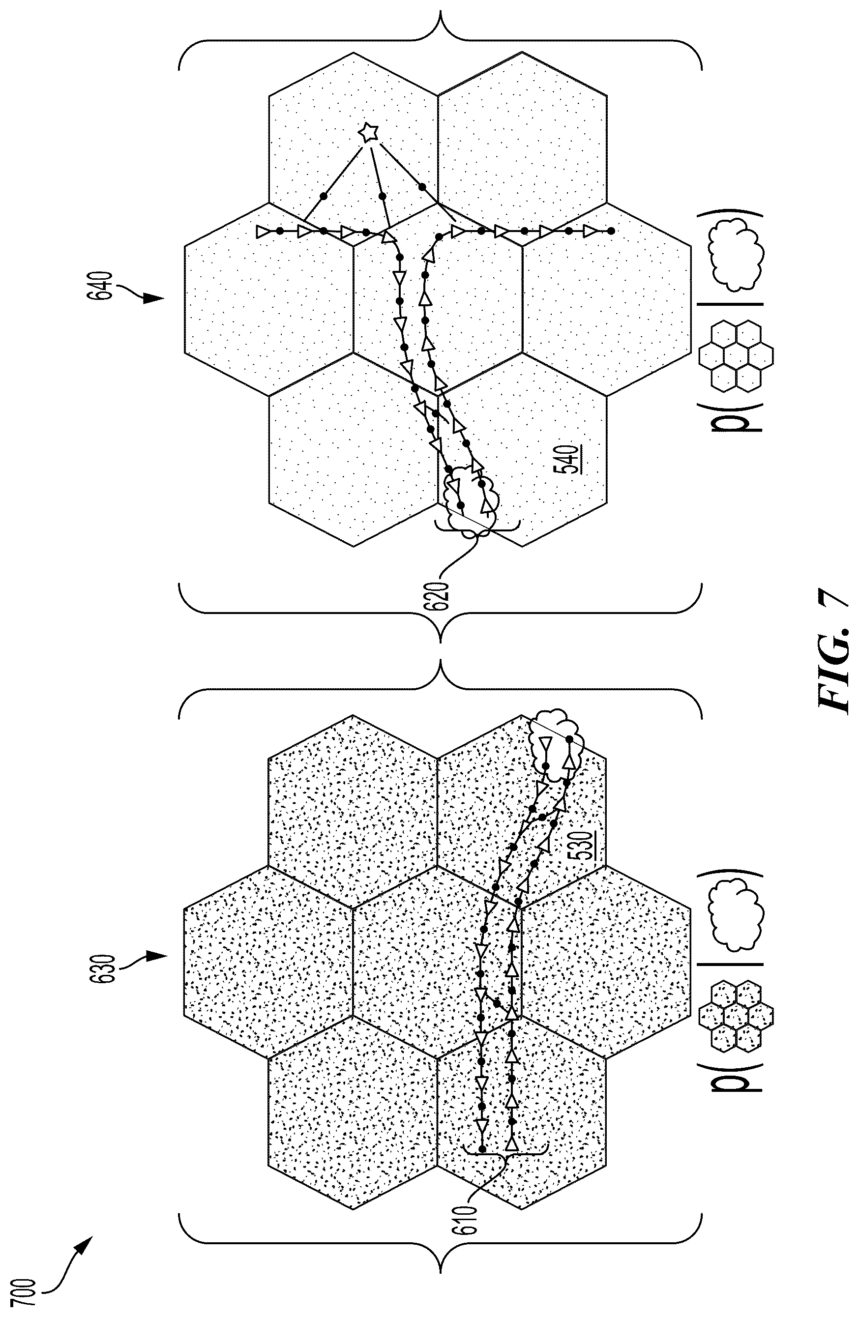 Patent US12104922 Figure 7 – Synchronizing neighboring tiles in a high definition map