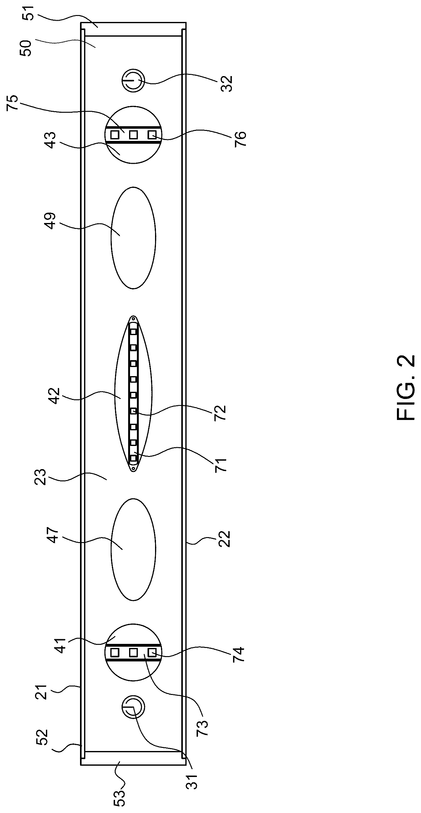 Patent US12104924 Figure 2 – LED light display level