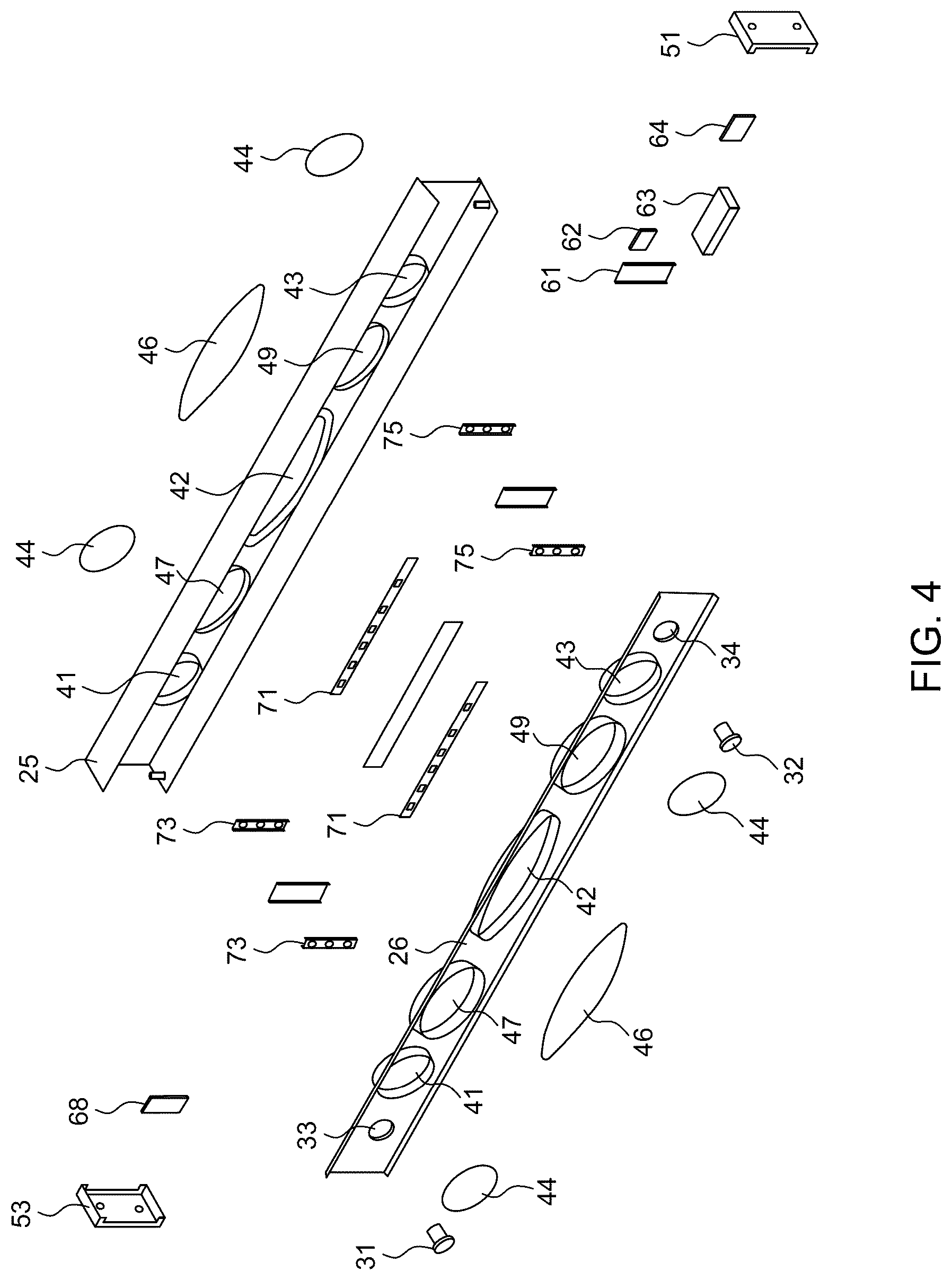 Patent US12104924 Figure 4 – LED light display level