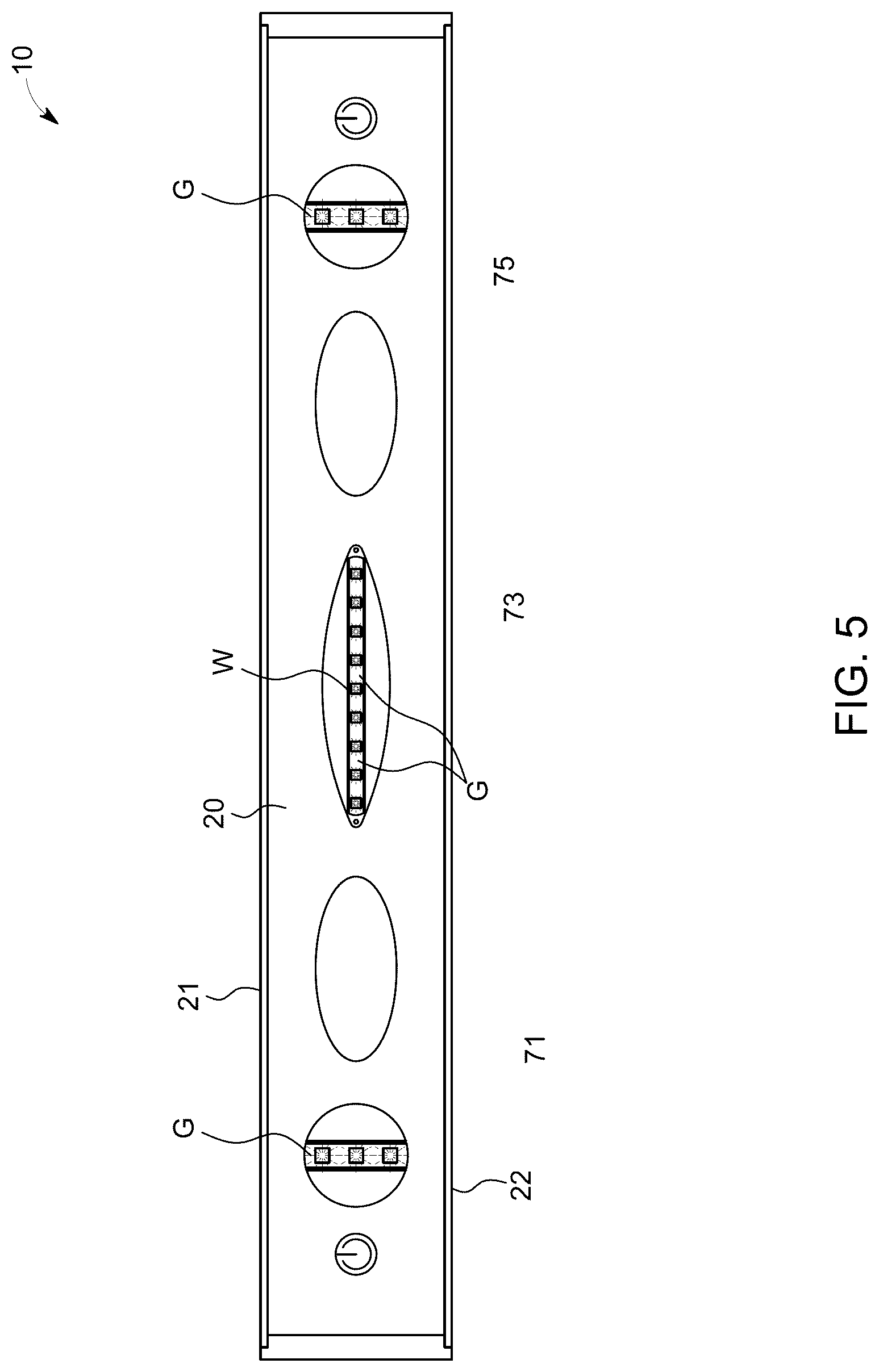 Patent US12104924 Figure 5 – LED light display level