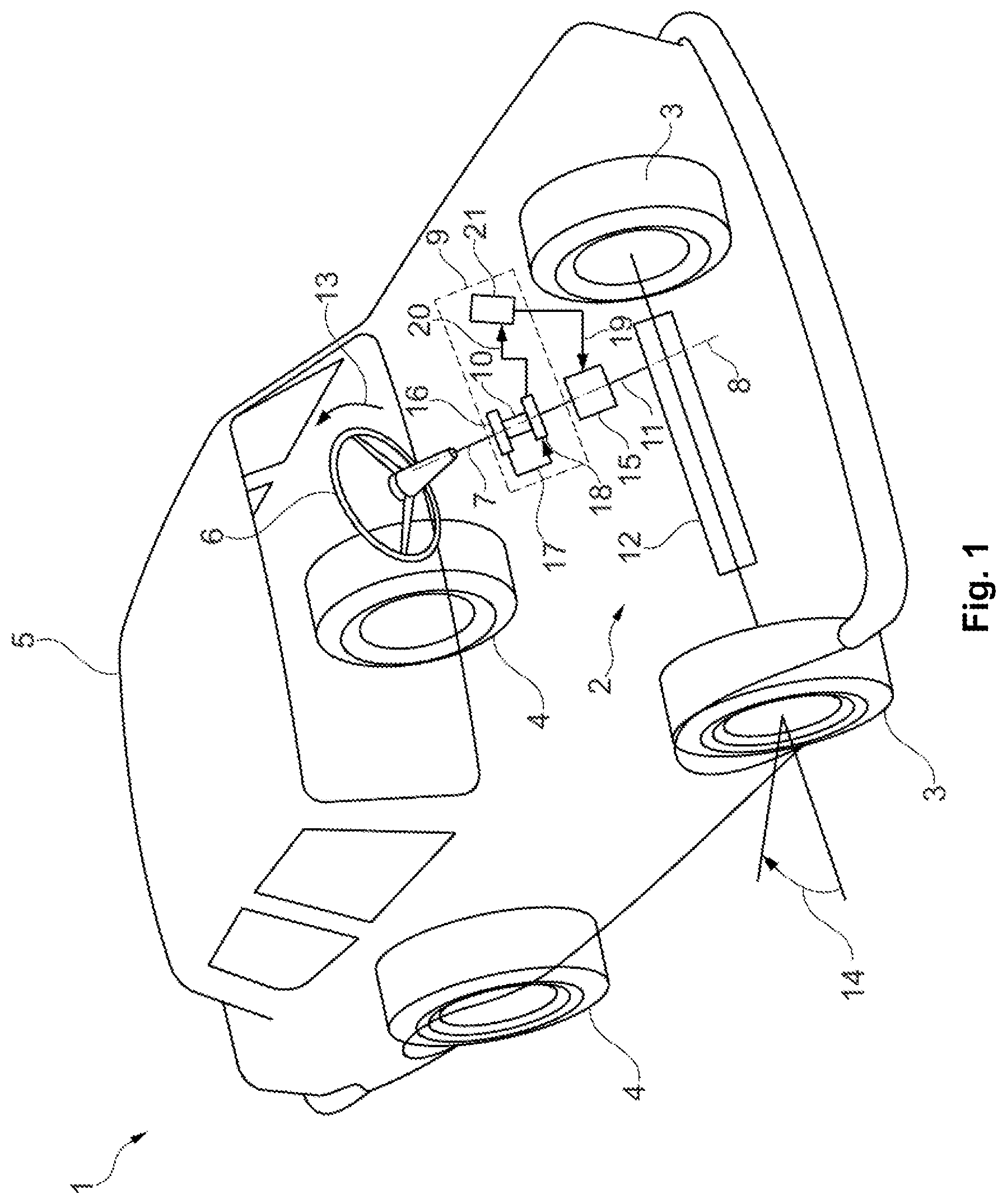 Patent US12104927 Figure 1 – Sensor for detecting a position
