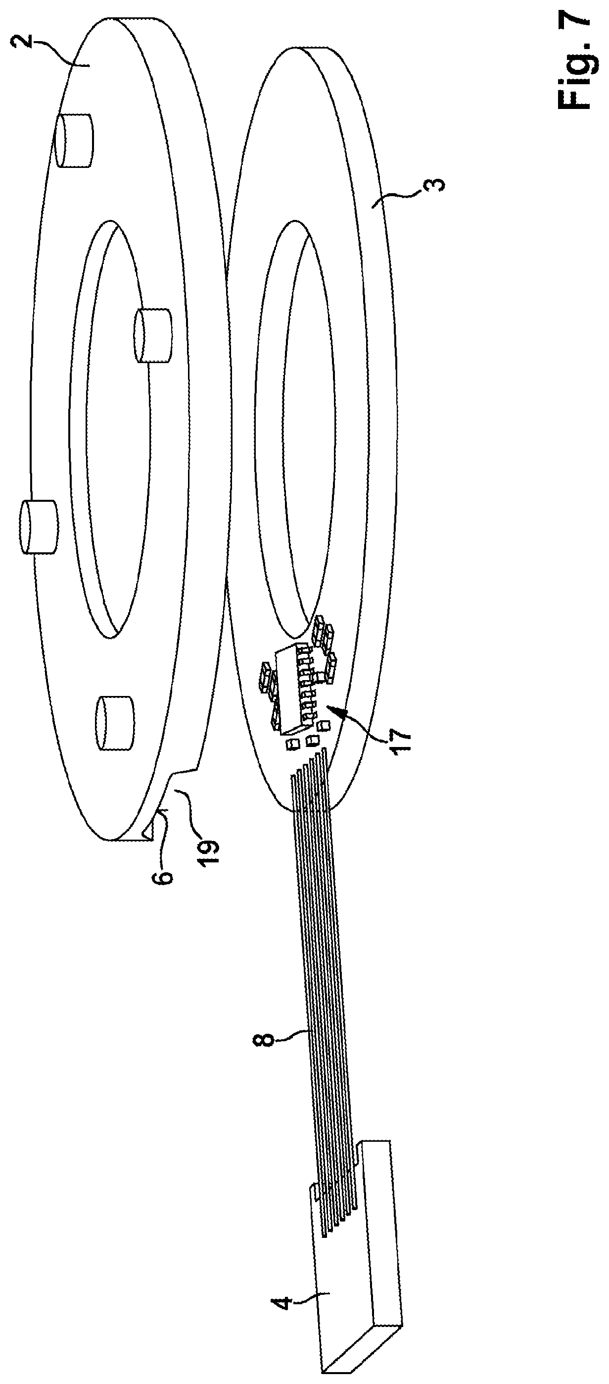 Patent US12104930 Figure 6 – Sensor arrangement and motor