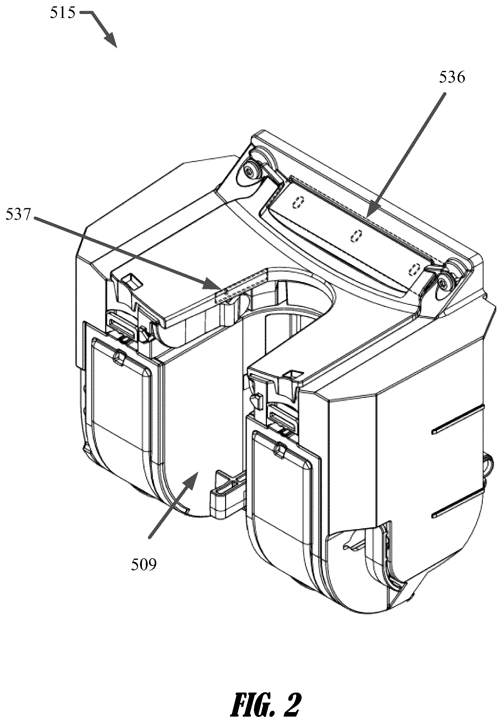 Patent US12104941 Figure 2 – Product level detection apparatuses and systems for fluid dispensers