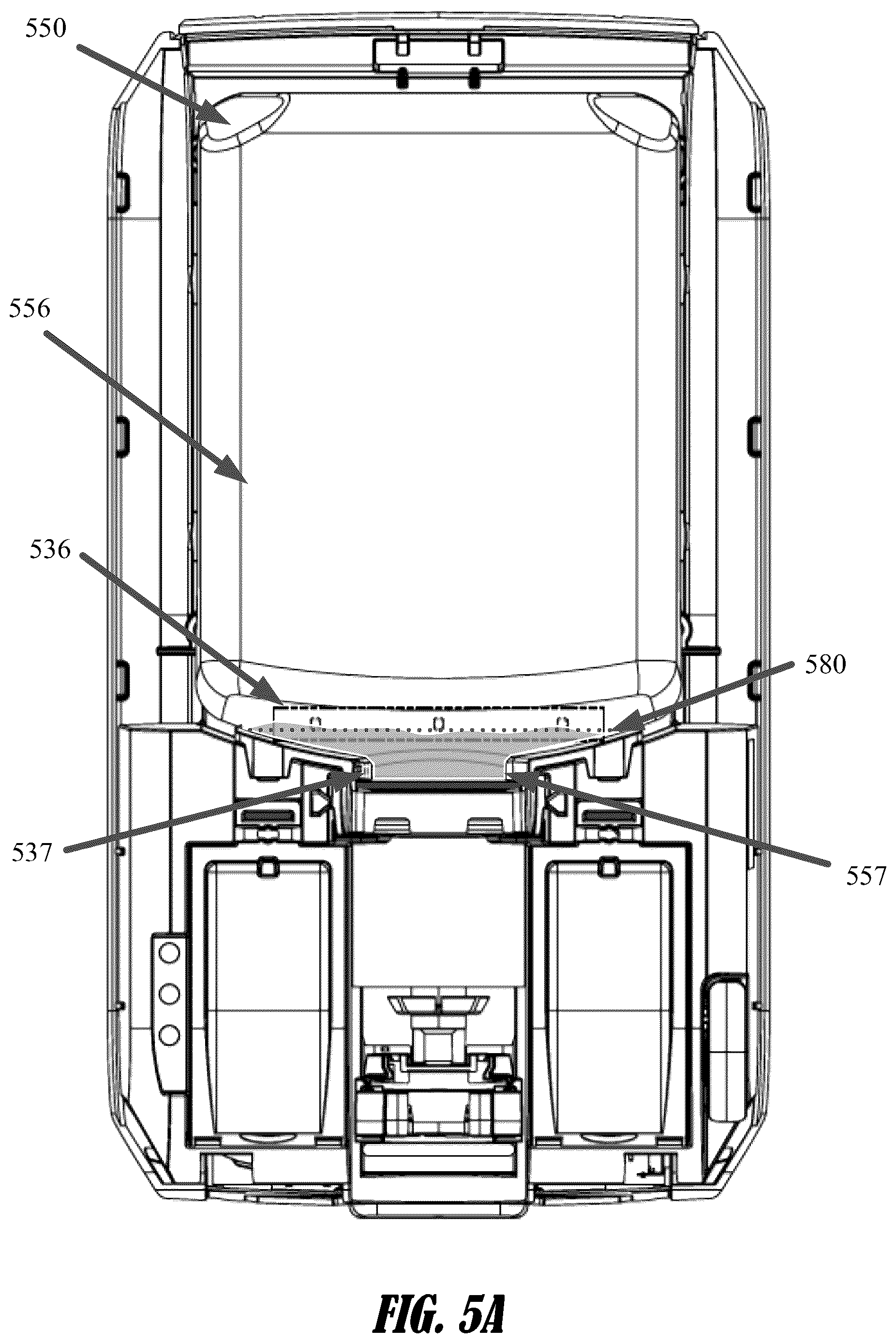 Patent US12104941 Figure 5 – Product level detection apparatuses and systems for fluid dispensers