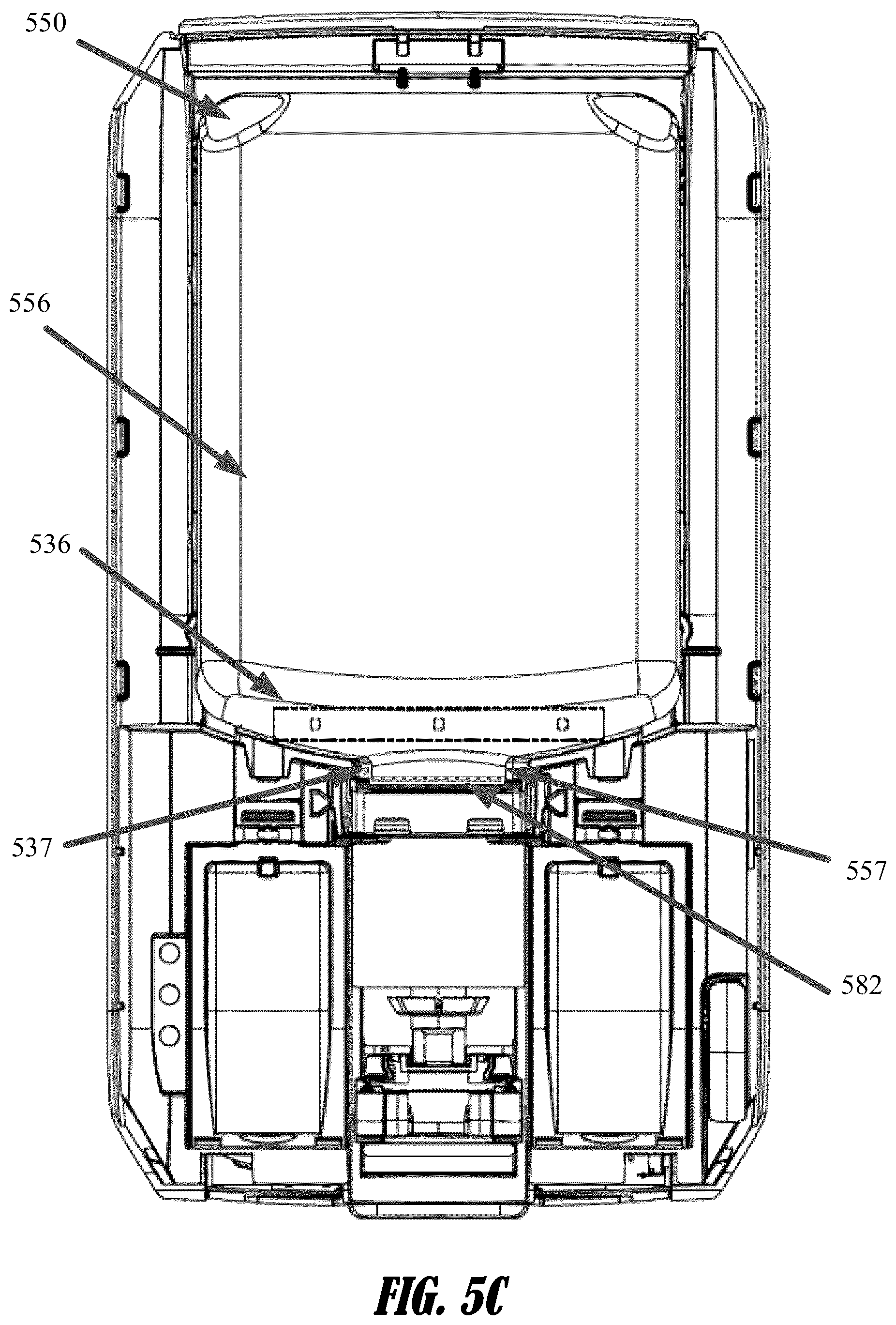 Patent US12104941 Figure 7 – Product level detection apparatuses and systems for fluid dispensers