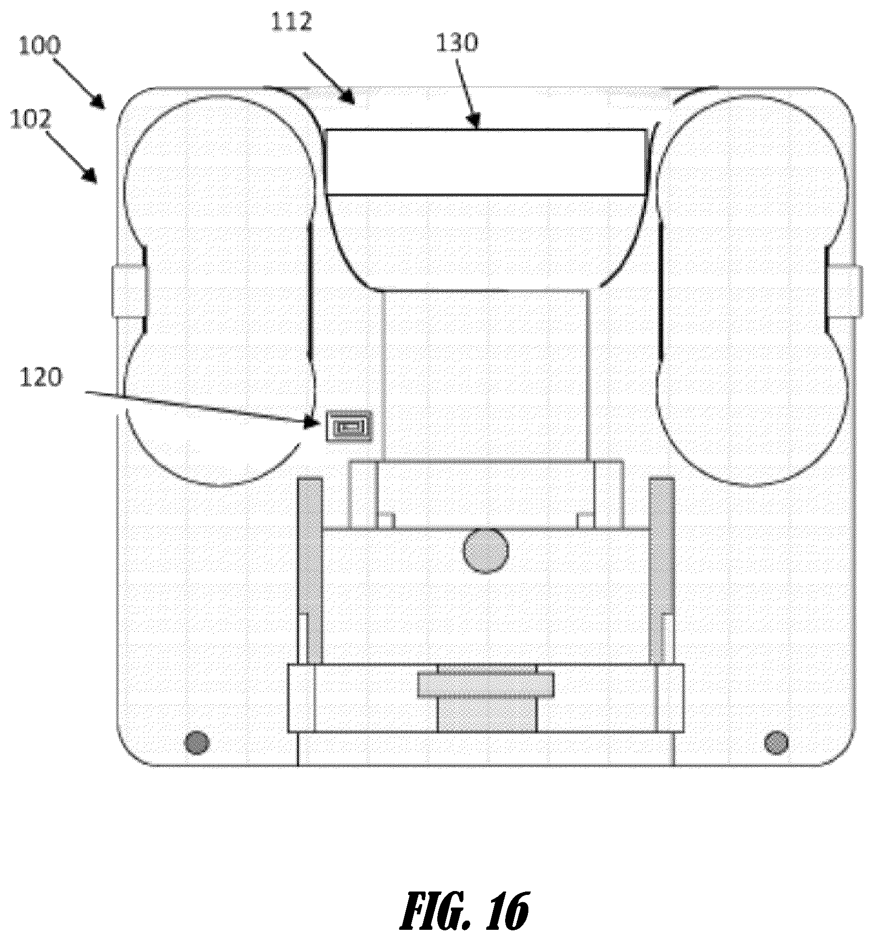 Patent US12104941 Figure 18 – Product level detection apparatuses and systems for fluid dispensers