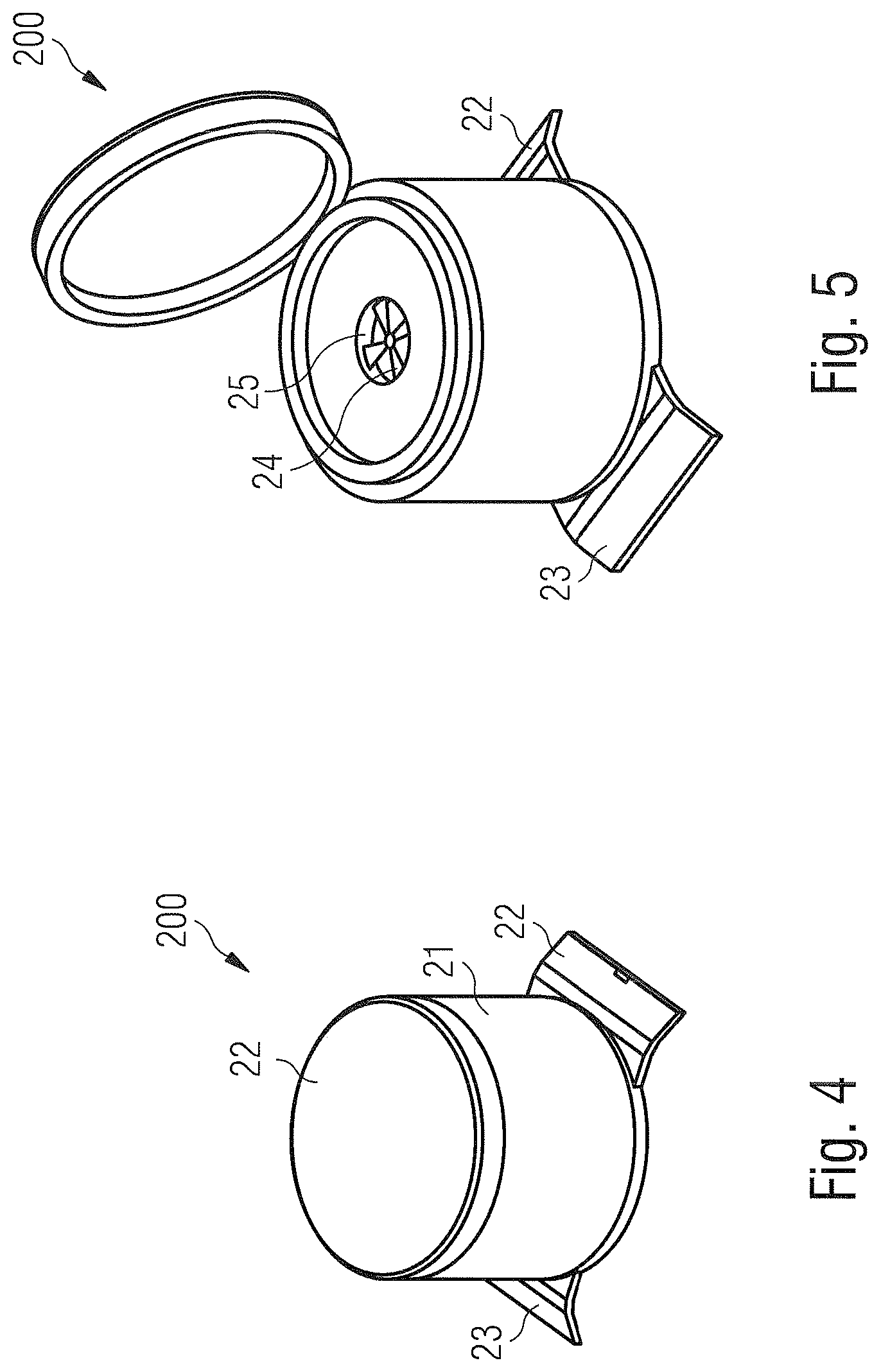 Patent US12104942 Figure 4 – Deformable sleeve with sensors, measurement unit configured to be mounted on the sleeve, method storing a parameter associated with a bottle encased in the sleeve and computer program