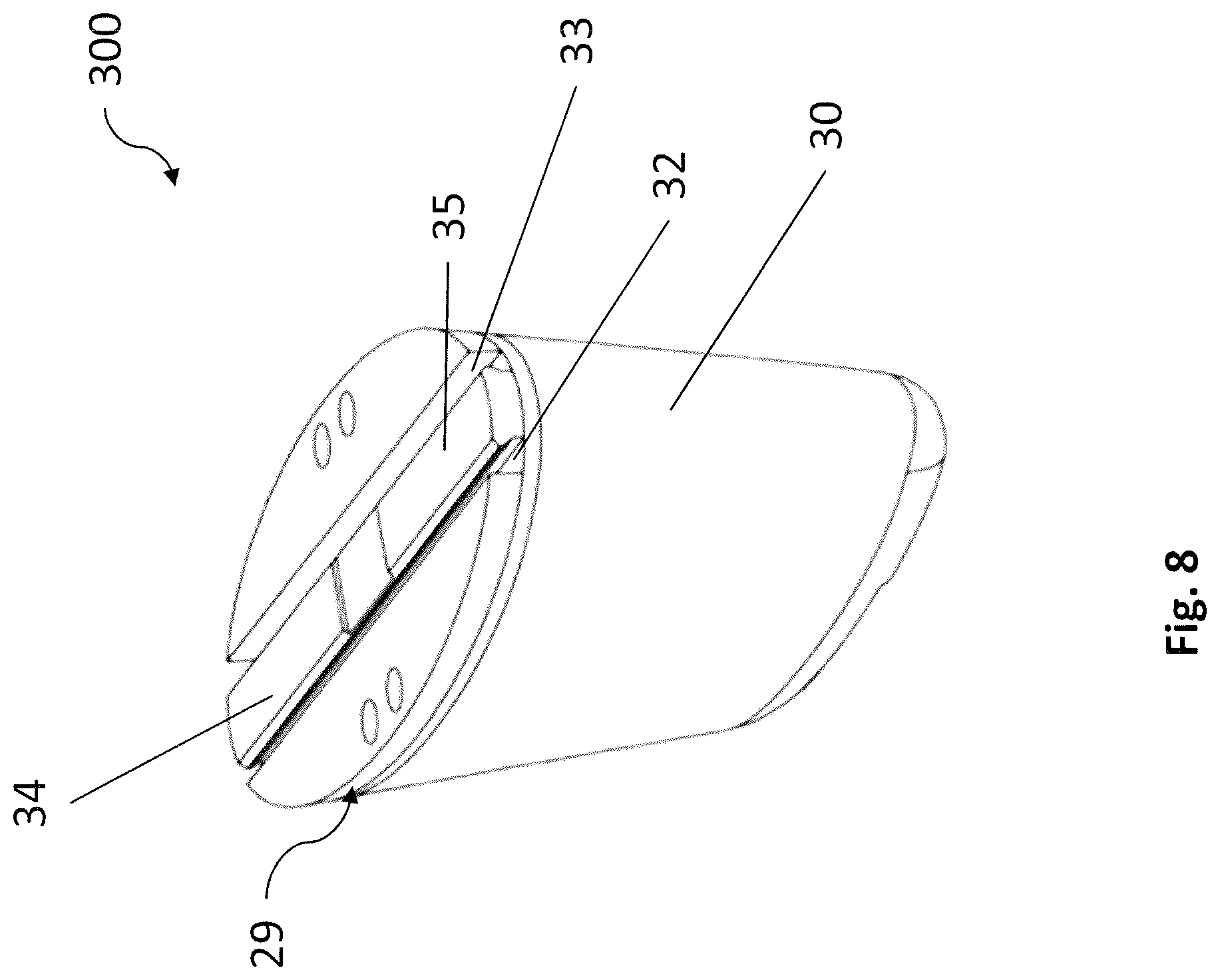 Patent US12104942 Figure 7 – Deformable sleeve with sensors, measurement unit configured to be mounted on the sleeve, method storing a parameter associated with a bottle encased in the sleeve and computer program
