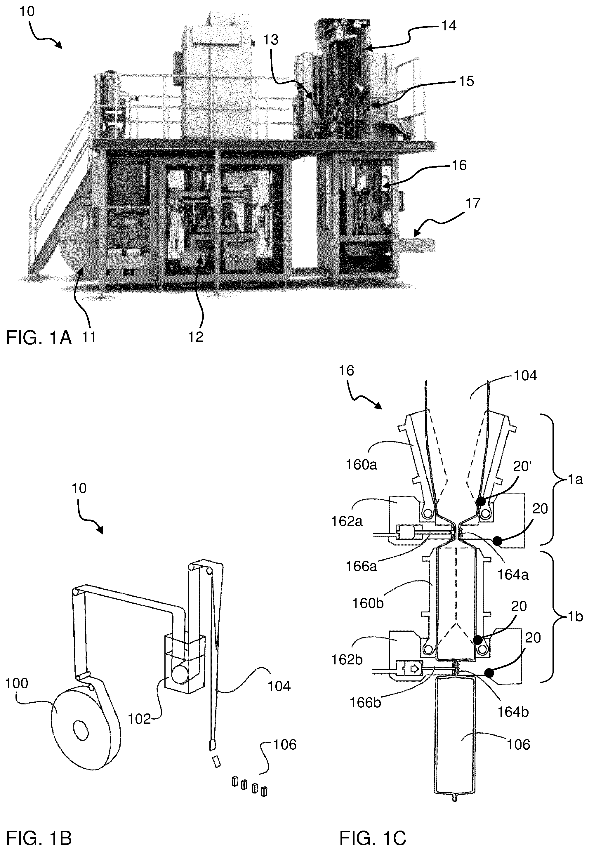 Patent US12104945 Figure 1 – Condition monitoring in a packaging machine for liquid food