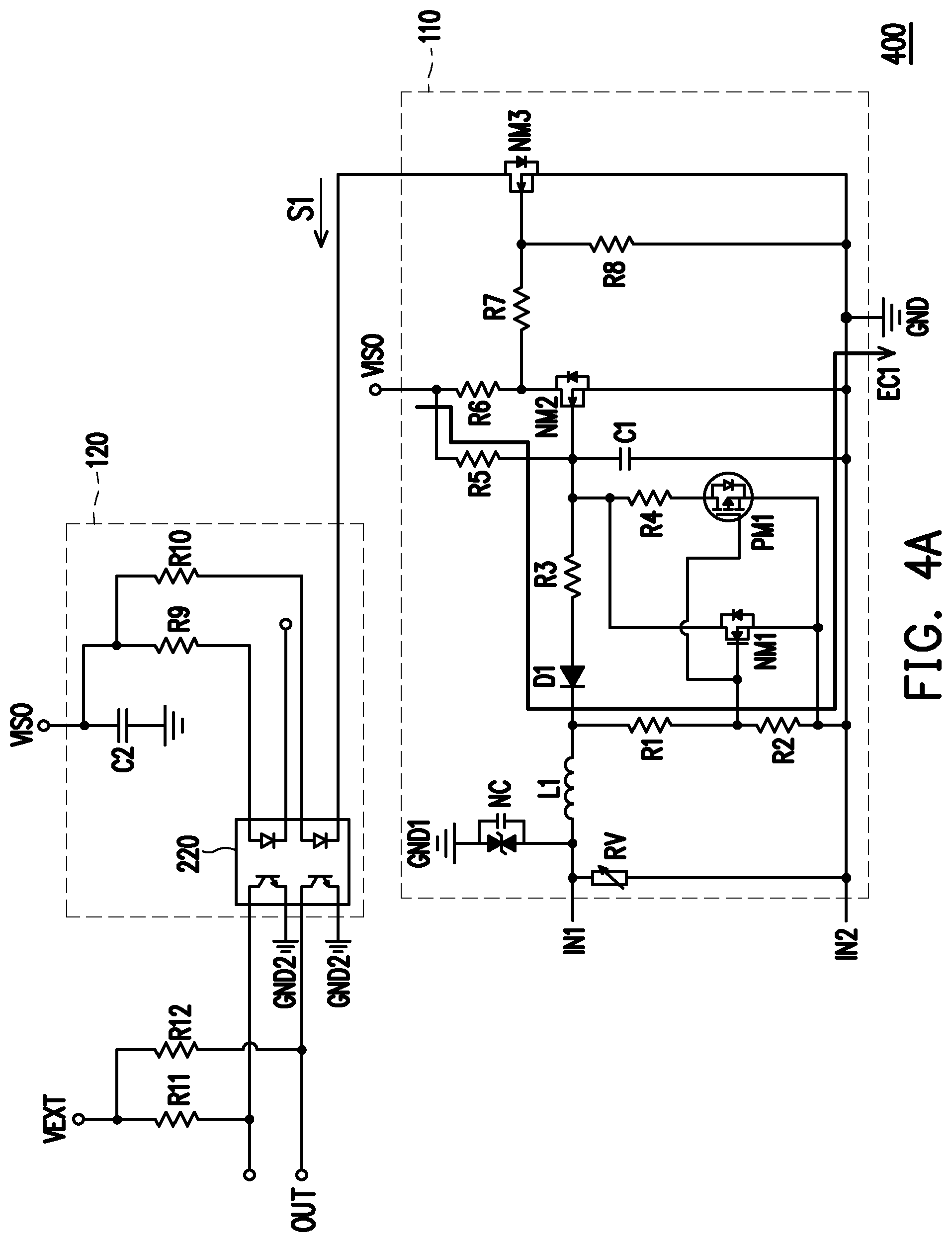 Patent US12104951 Figure 4 – Photocoupler sensing circuit and operation method thereof
