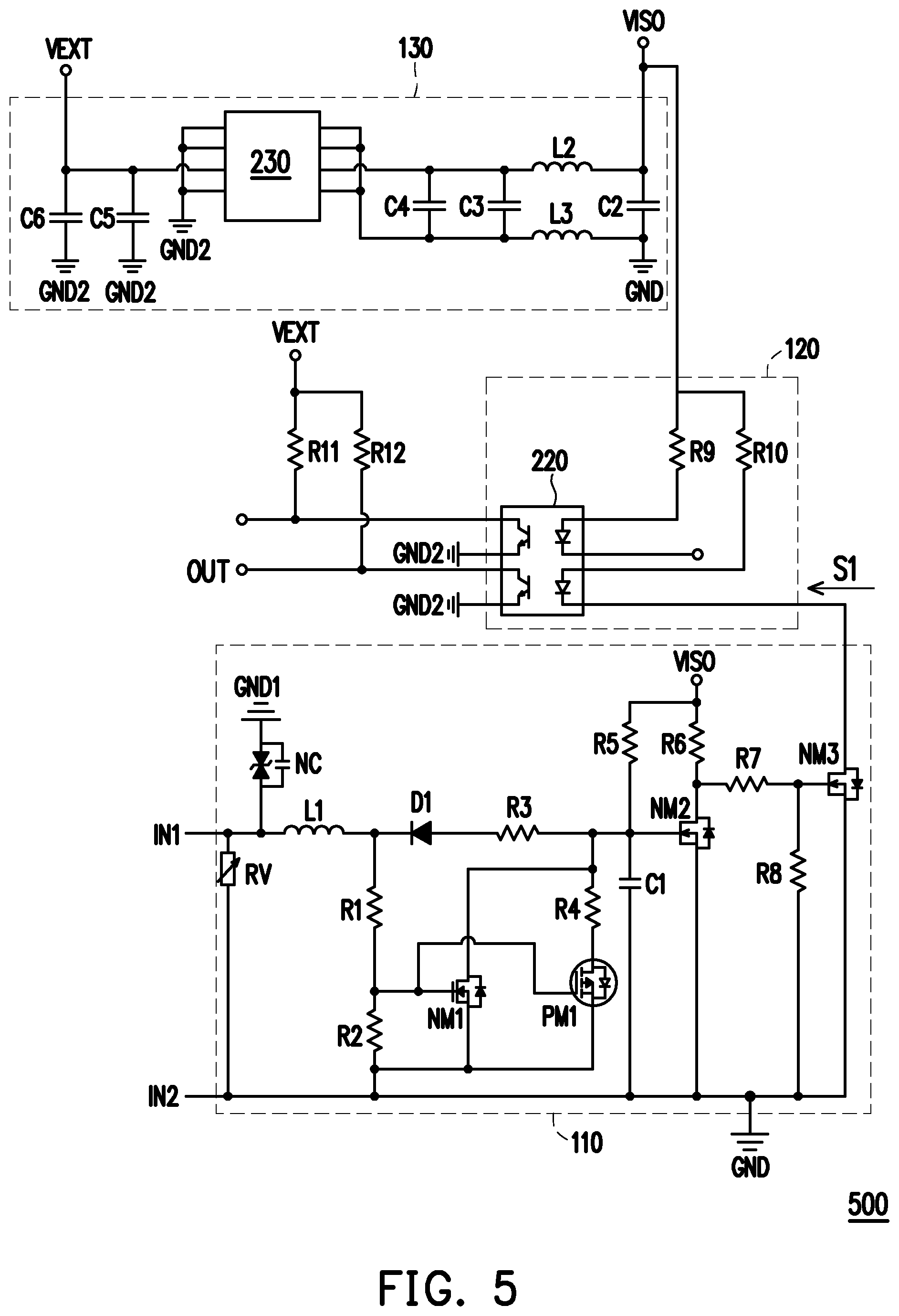 Patent US12104951 Figure 8 – Photocoupler sensing circuit and operation method thereof