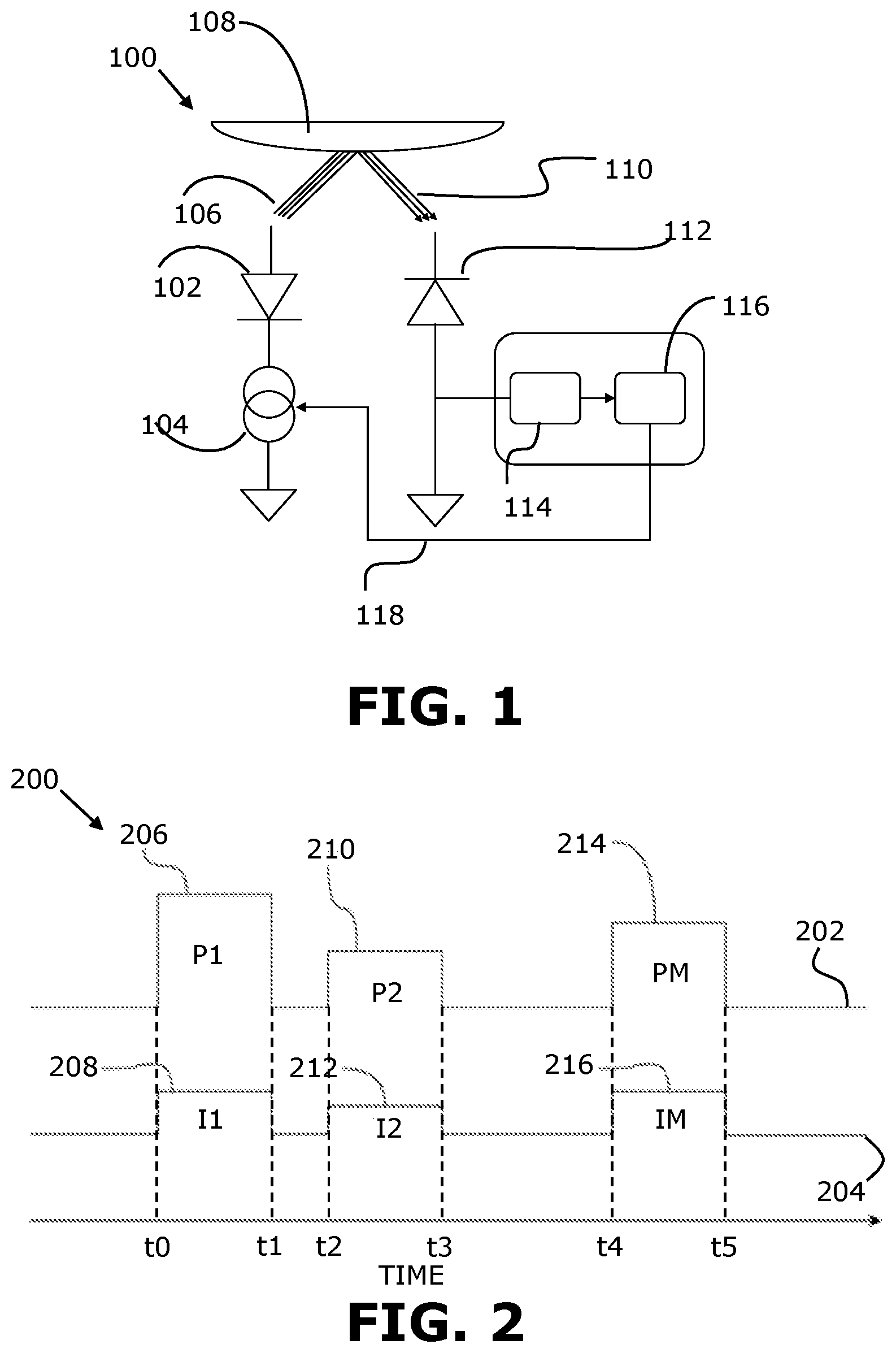 Patent US12104952 — Calibration arrangement, method for calibrating light intensity reading and a system for determining gaze direction — Figure 1