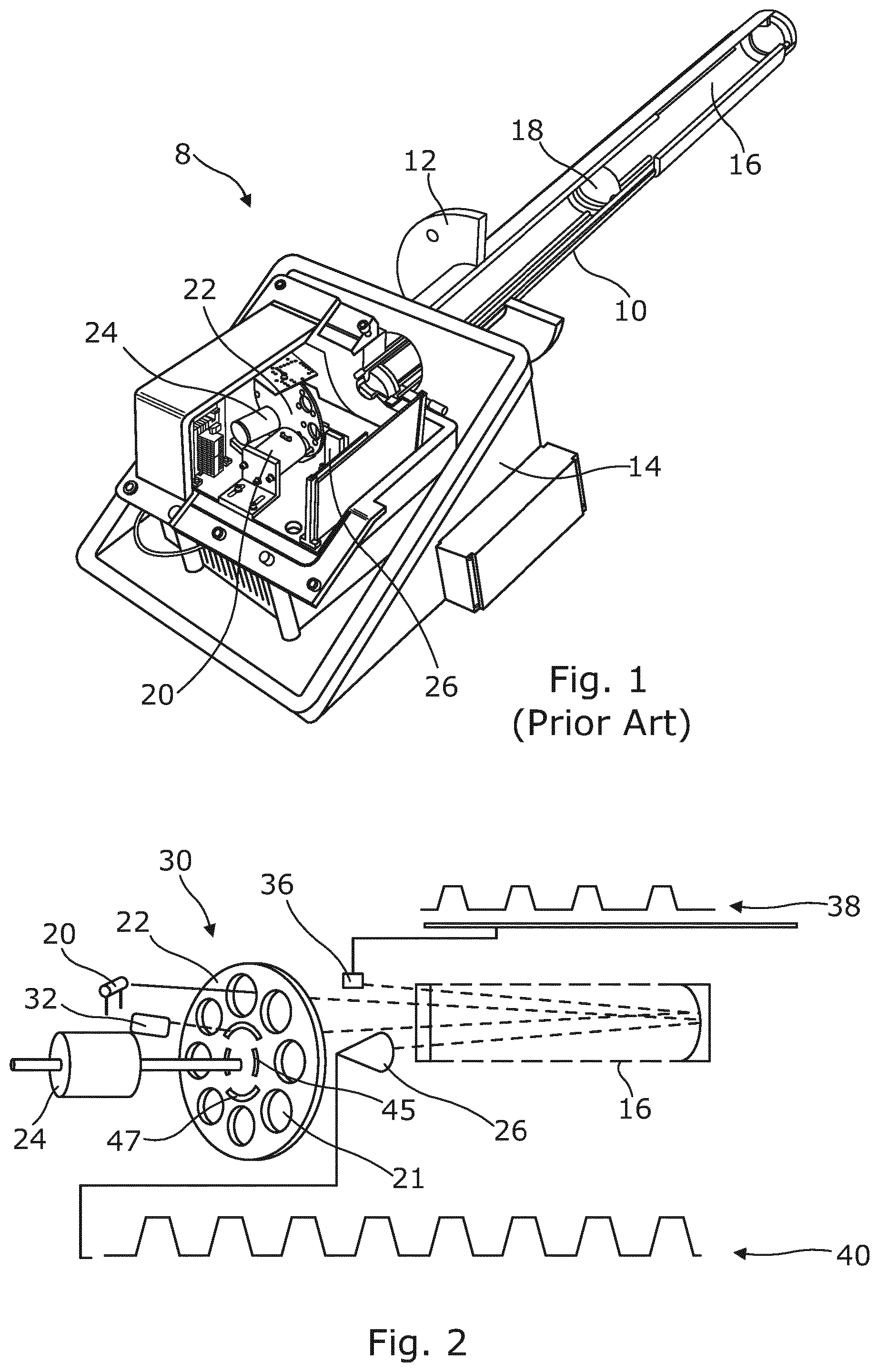 Patent US12104957 Figure 1 – In-situ infra-red and ultra-violet photometer