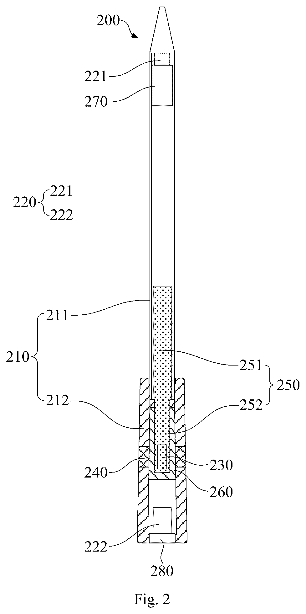 Patent US12104963 Figure 2 – Food thermometer, repeater and food thermometer assembly