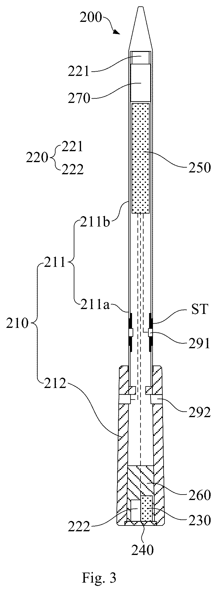 Patent US12104963 Figure 3 – Food thermometer, repeater and food thermometer assembly