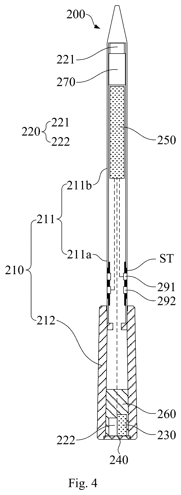 Patent US12104963 Figure 4 – Food thermometer, repeater and food thermometer assembly