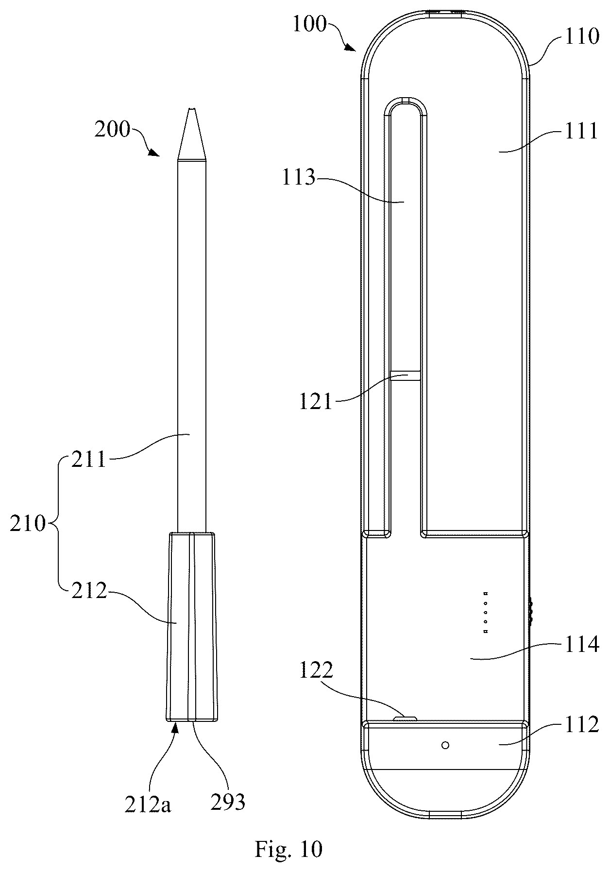 Patent US12104963 Figure 10 – Food thermometer, repeater and food thermometer assembly