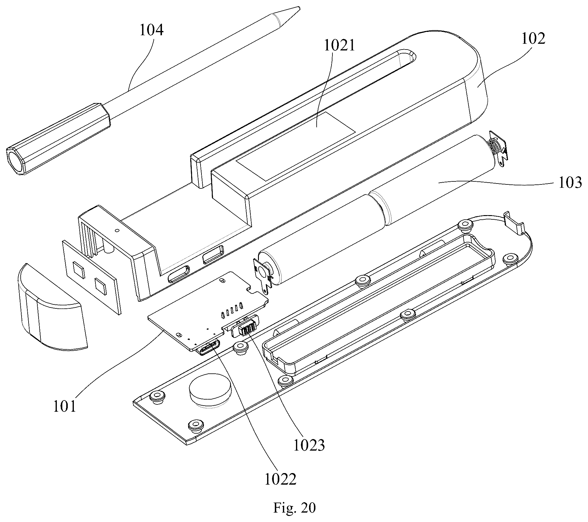 Patent US12104963 Figure 17 – Food thermometer, repeater and food thermometer assembly