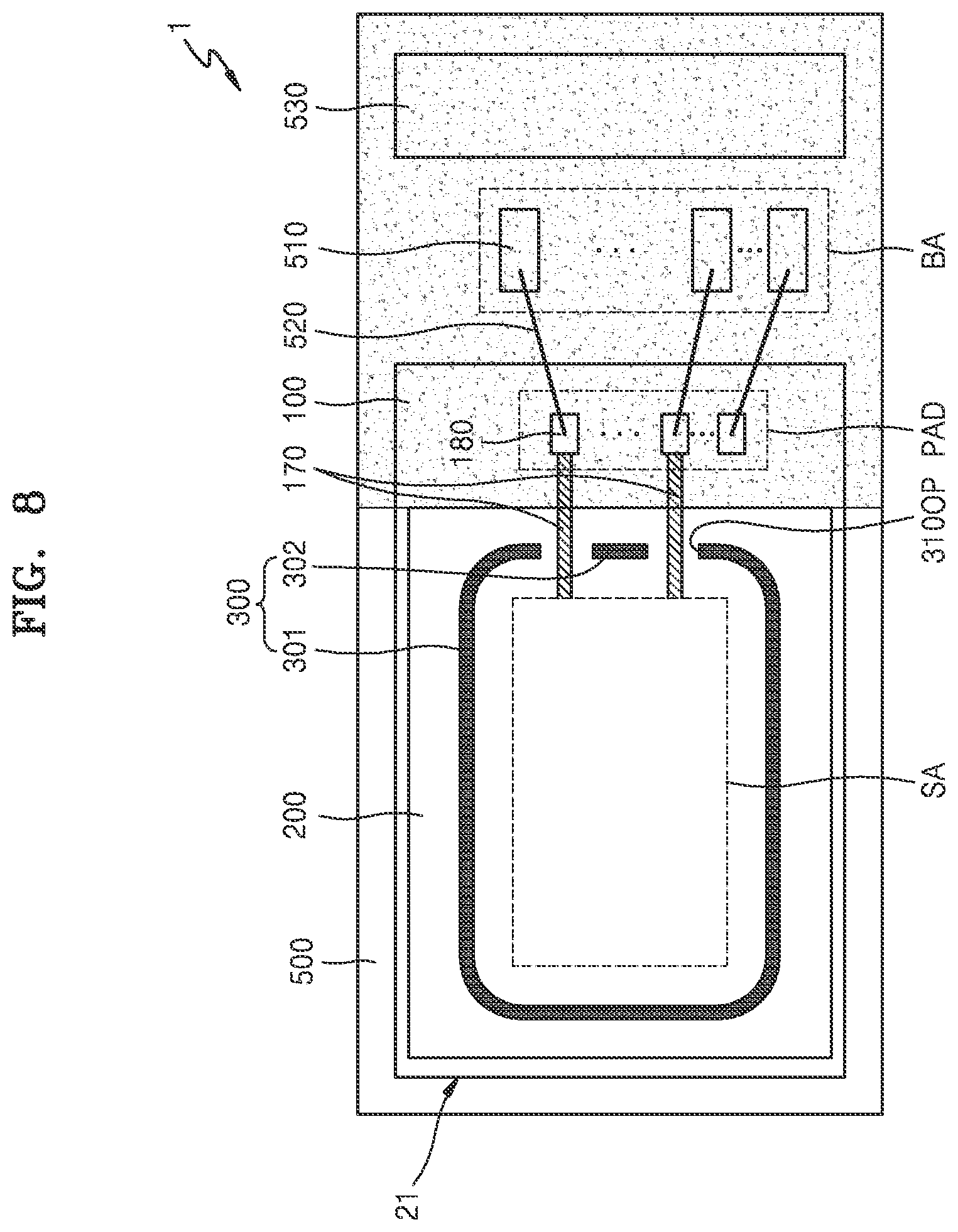 Patent US12104964 Figure 6 – Sensor package and sensor package module including the same