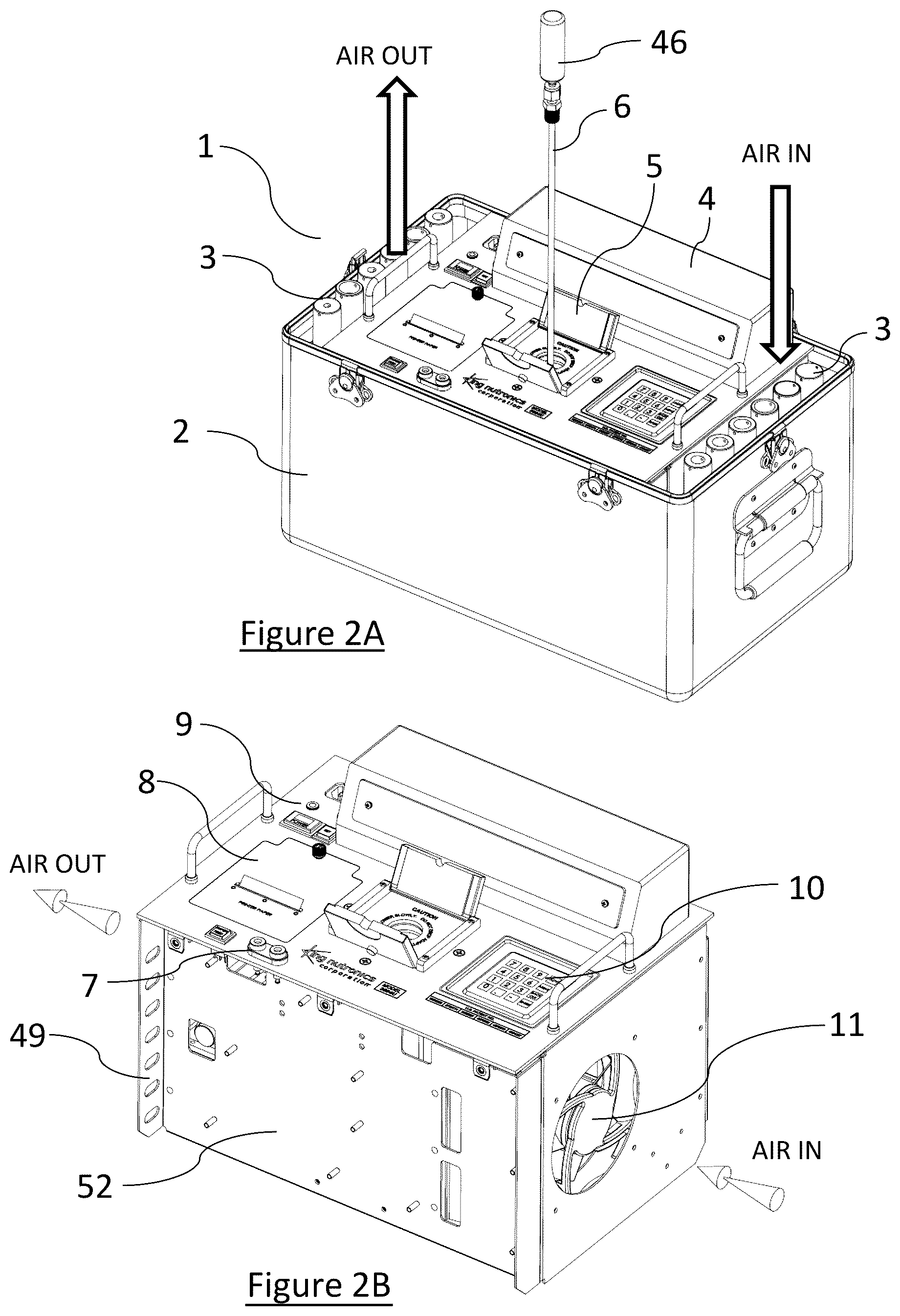 Patent US12104965 Figure 2 – Dry well temperature calibrators, cooling systems, and methods