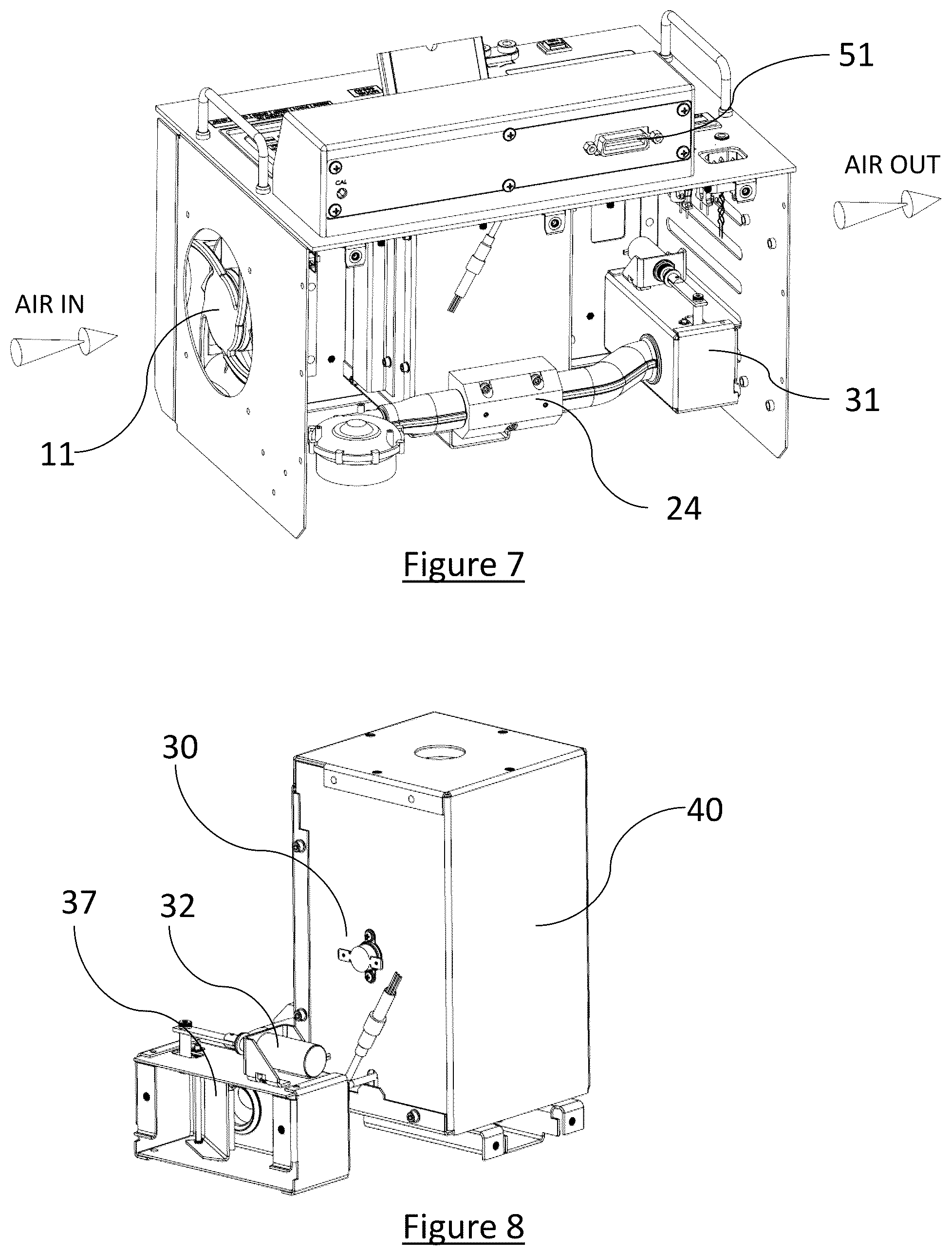Patent US12104965 Figure 5 – Dry well temperature calibrators, cooling systems, and methods
