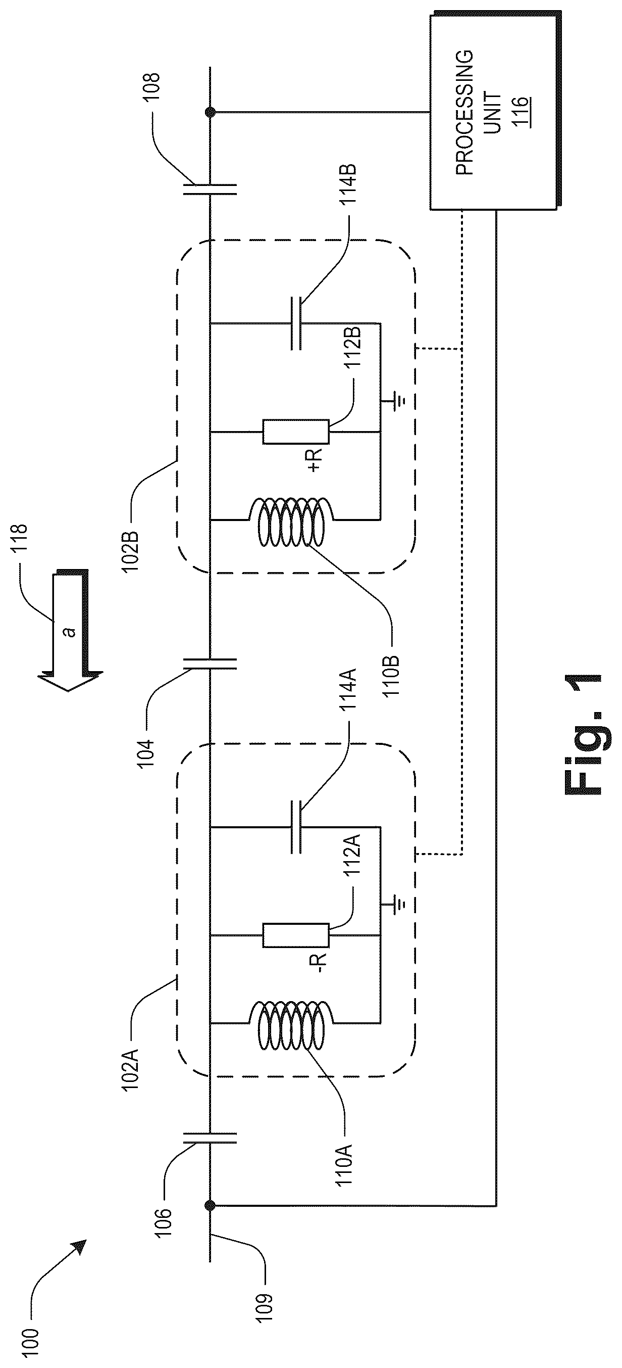 Patent US12104967 Figure 1 – Electromechanical force sensor based on extrema degeneracy point with nonlinear response