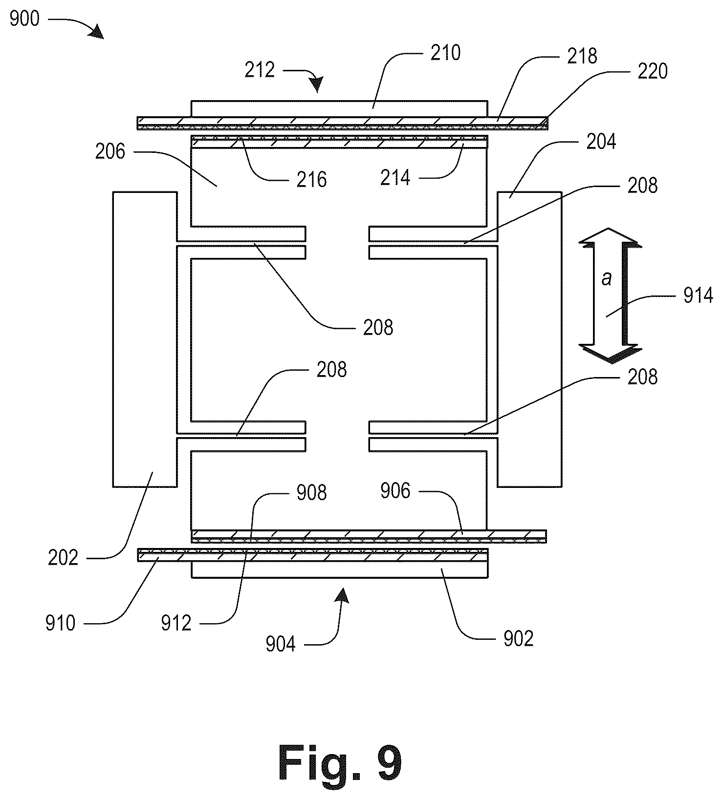 Patent US12104967 Figure 7 – Electromechanical force sensor based on extrema degeneracy point with nonlinear response
