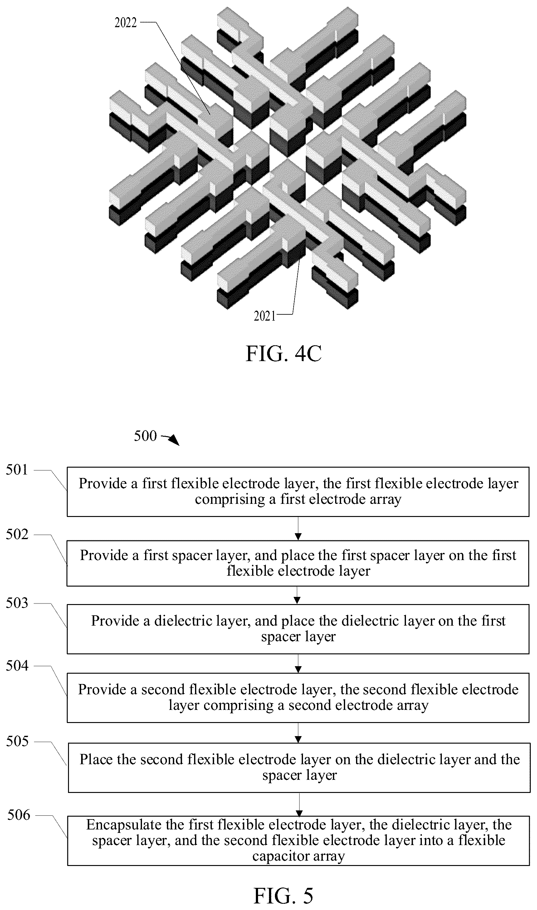 Patent US12104968 Figure 6 – Flexible capacitor array and preparation method therefor, capacitor array detection system, and robot