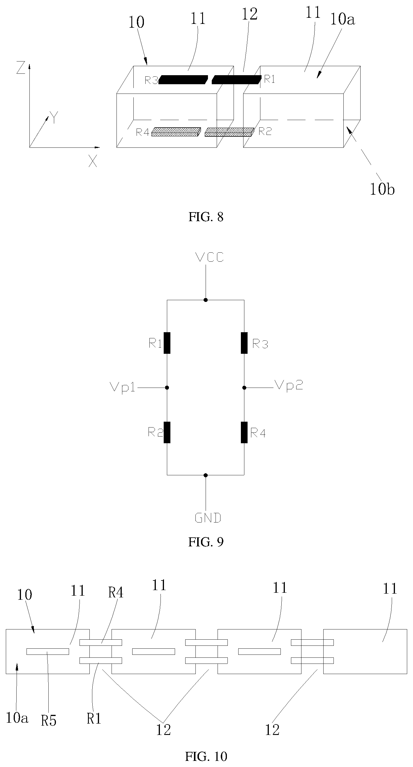Patent US12104970 Figure 4 – Pressure sensing device, pressure sensing method and equipment with temperature compensation