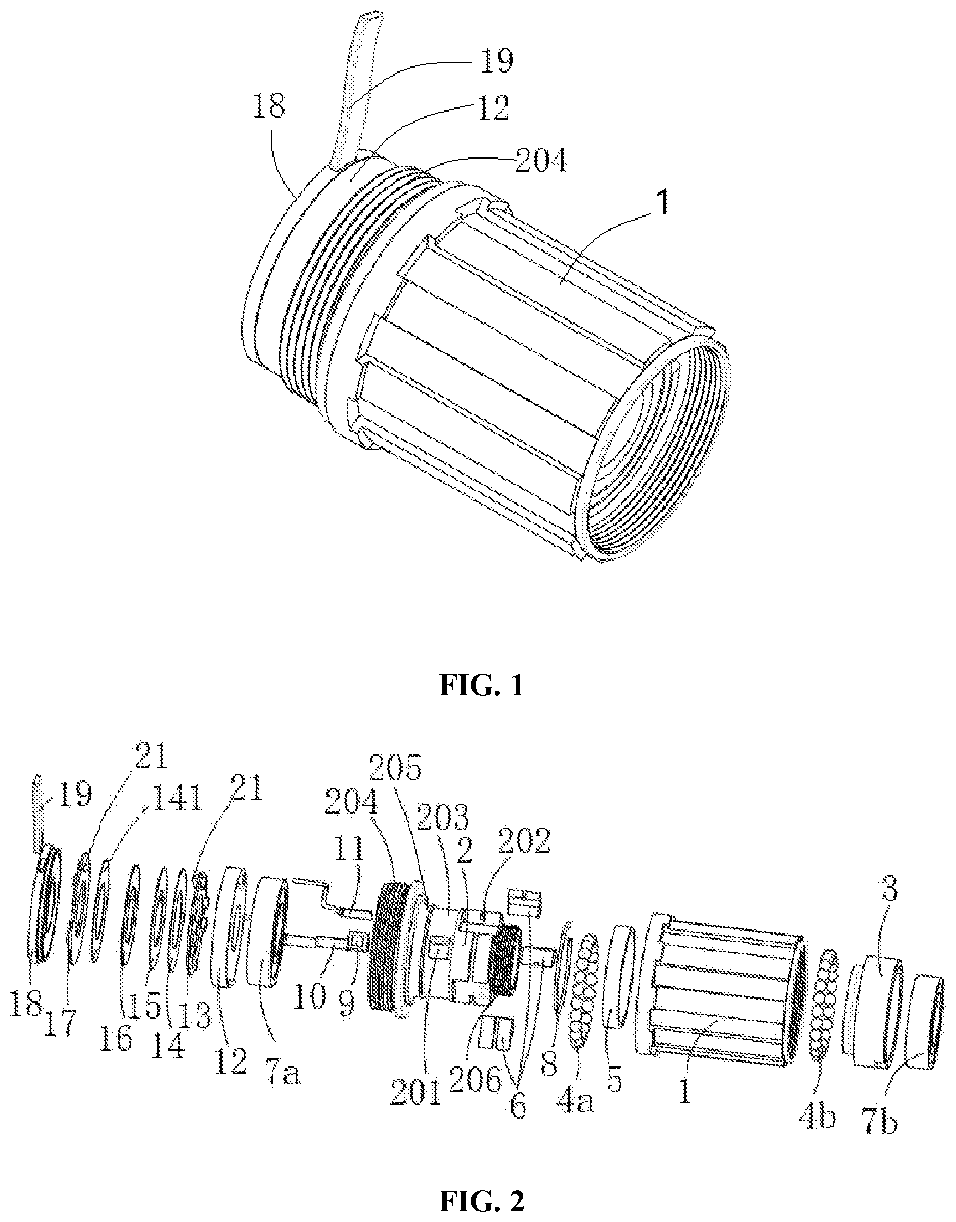 Patent US12104974 Figure 1 – Freehub torque and speed sensing device
