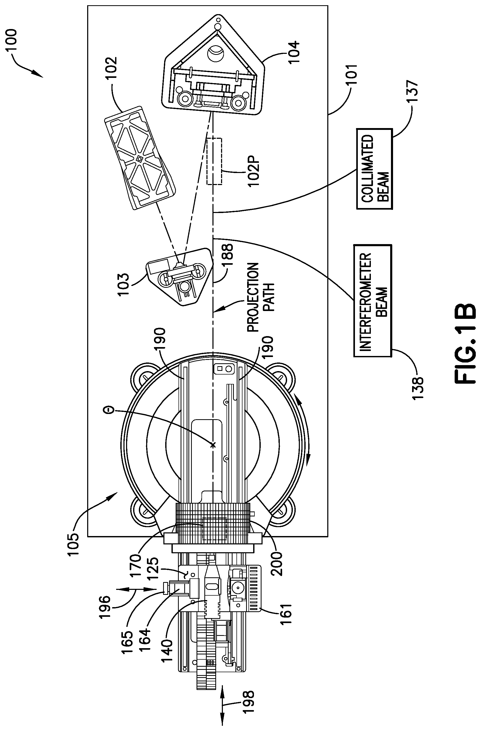 Patent US12104975 Figure 2 – Portable optic metrology thermal chamber module and method therefor