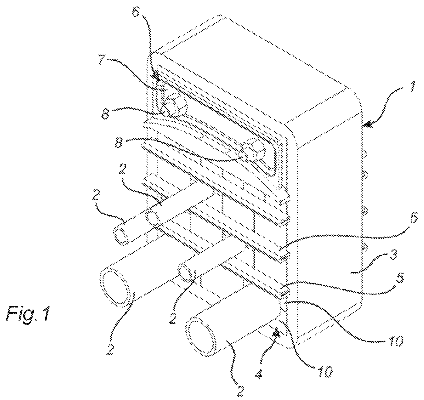 Patent US12104983 Figure 1 – Pressure test insert and frame