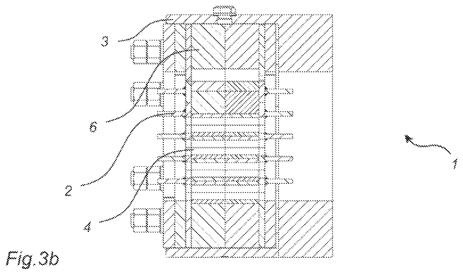 Patent US12104983 Figure 4 – Pressure test insert and frame