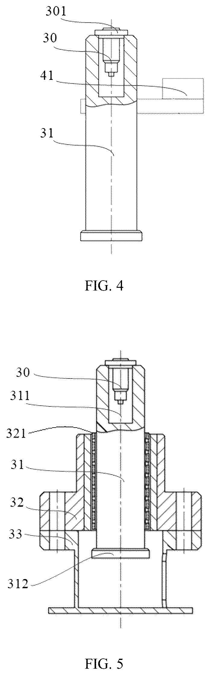 Patent US12104984 Figure 3 – Test device for detecting sealing performance of one-way valve