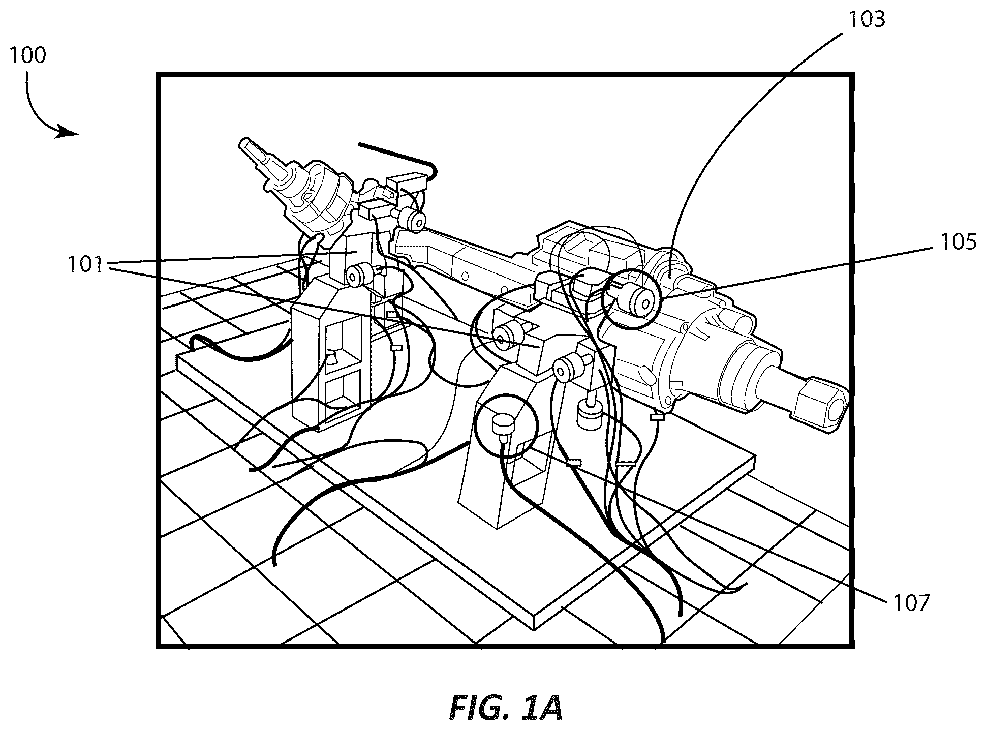 Patent US12104987 Figure 1 – Analyzing quality of sensed force-response data during testing and mitigation poor quality output