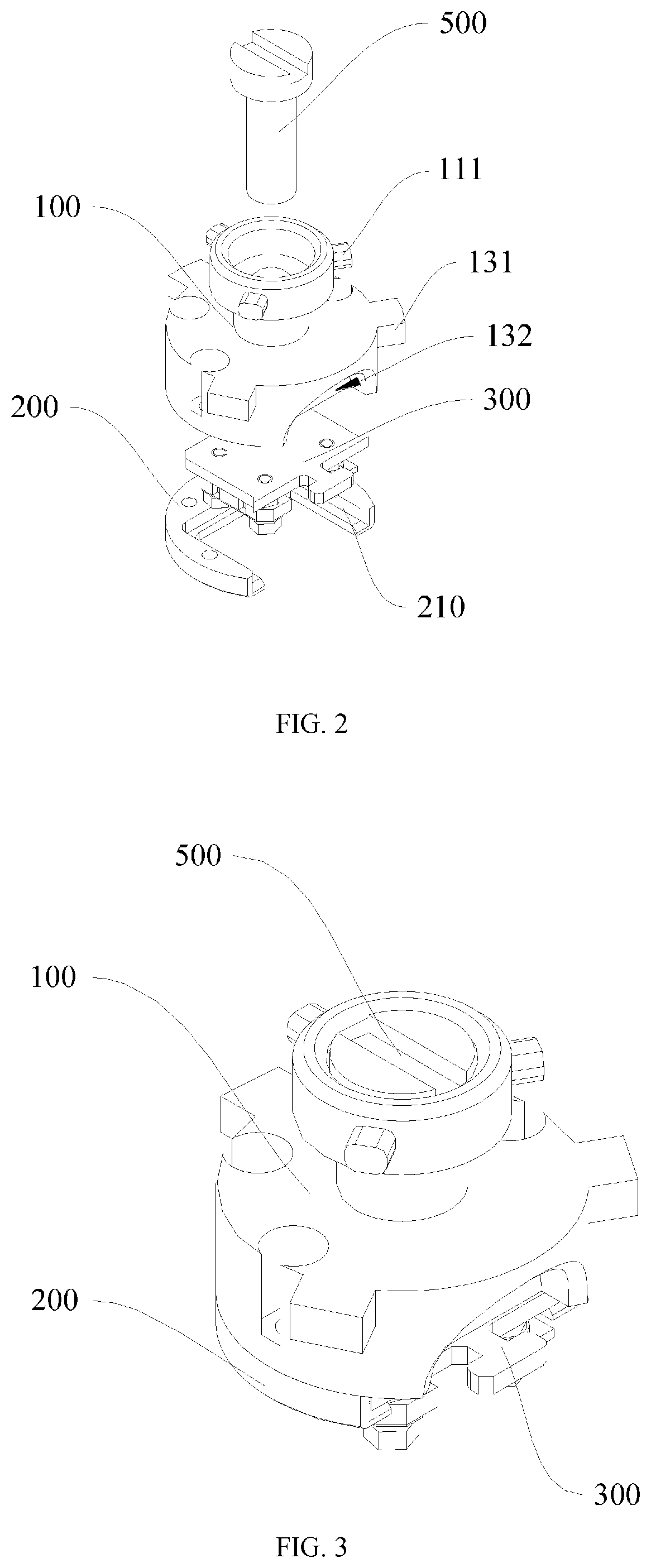 Patent US12104996 Figure 2 – Flat plate sample holder expansion structure used in vacuum