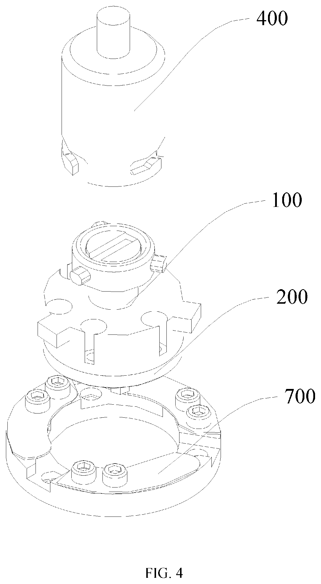 Patent US12104996 Figure 3 – Flat plate sample holder expansion structure used in vacuum