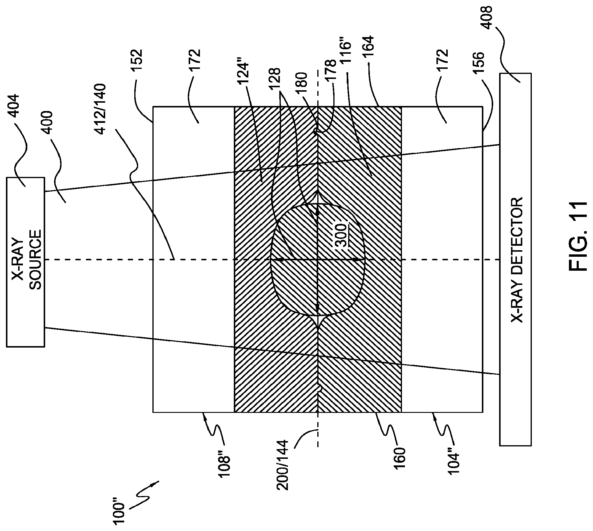 Patent US12104997 Figure 11 – Multi-axis specimen imaging device with embedded orientation markers