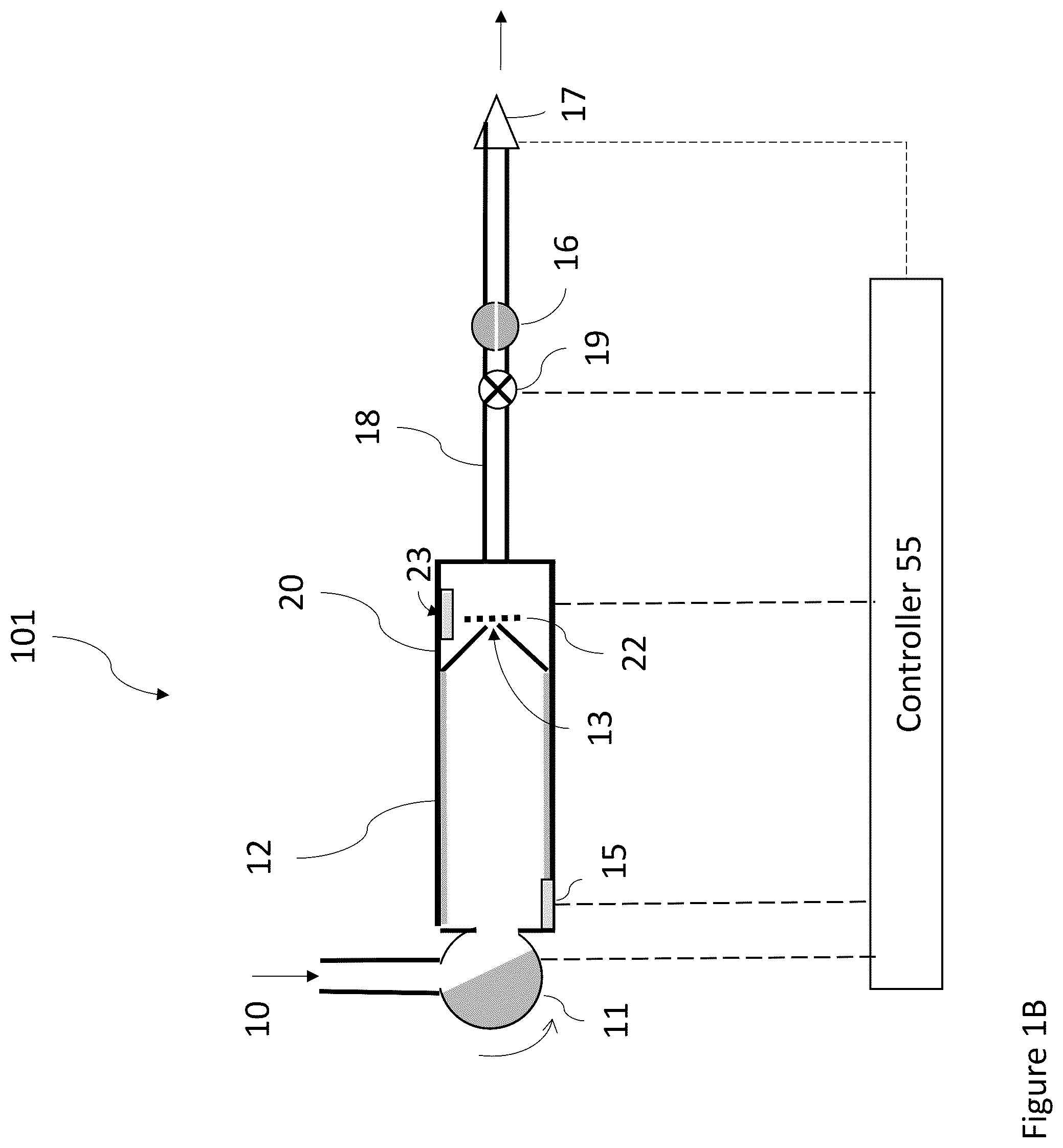 Patent US12105002 Figure 2 – Pulsed condensation particle counter