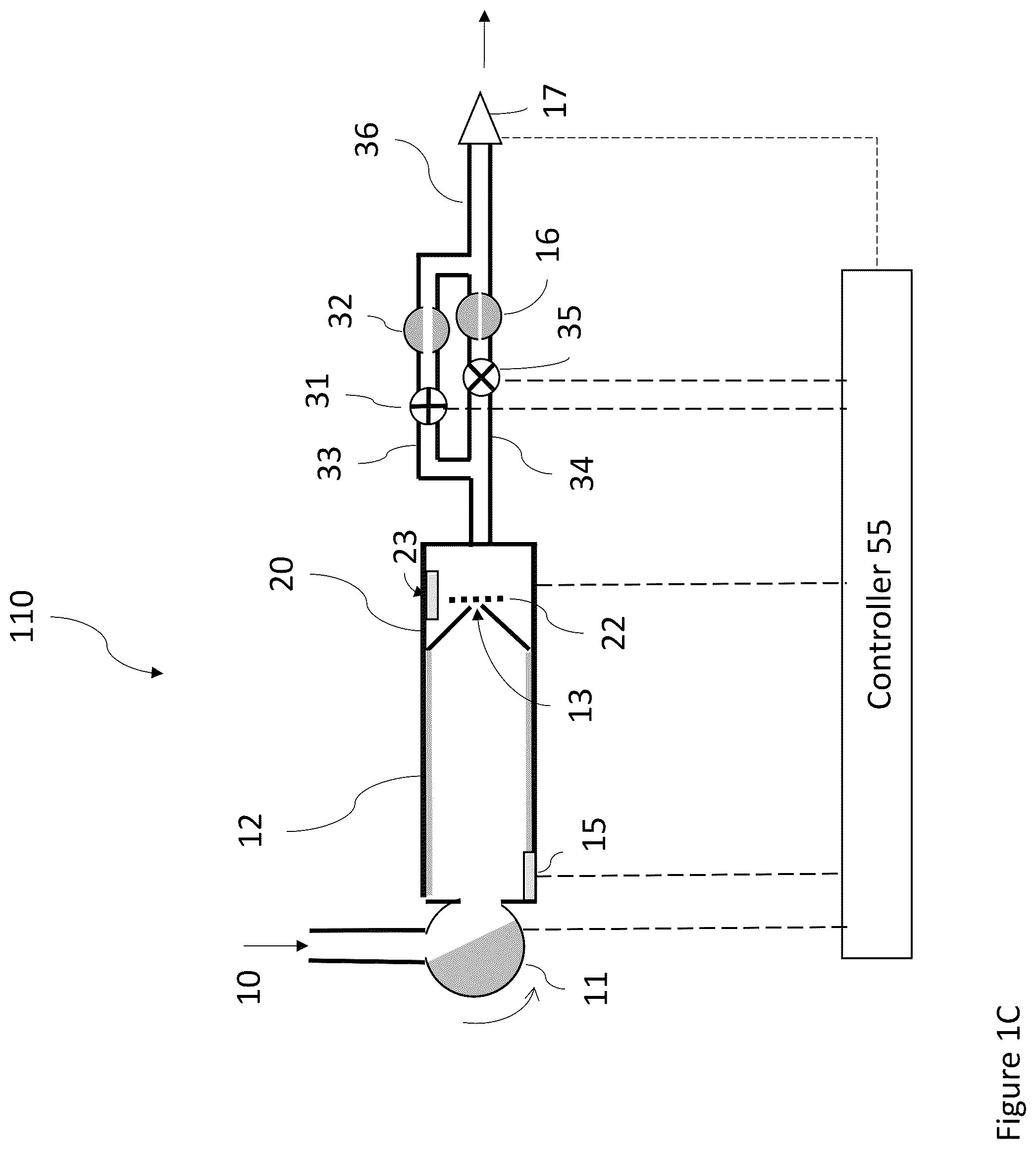 Patent US12105002 Figure 3 – Pulsed condensation particle counter