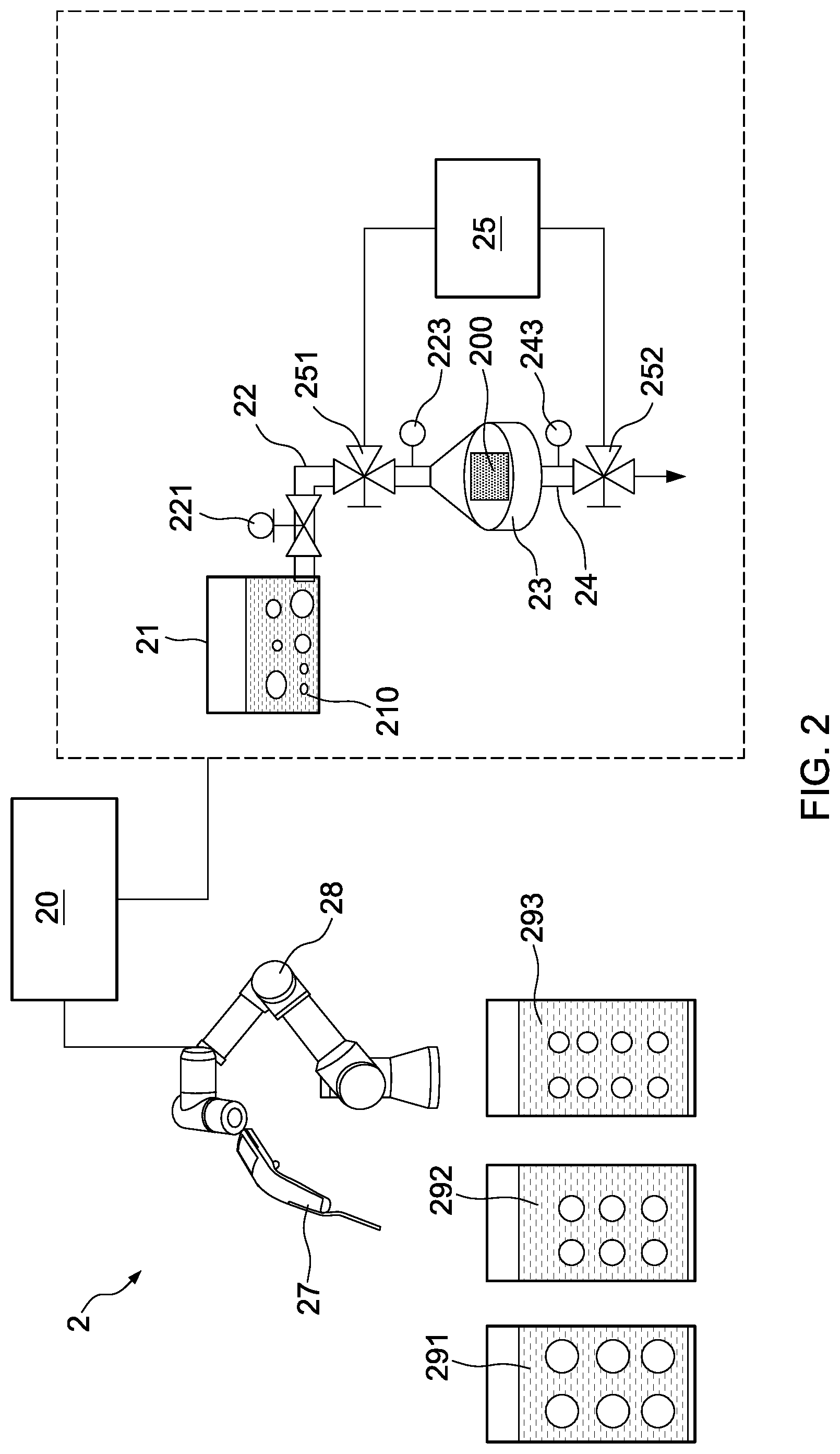 Patent US12105003 Figure 2 – System and method for testing a filter