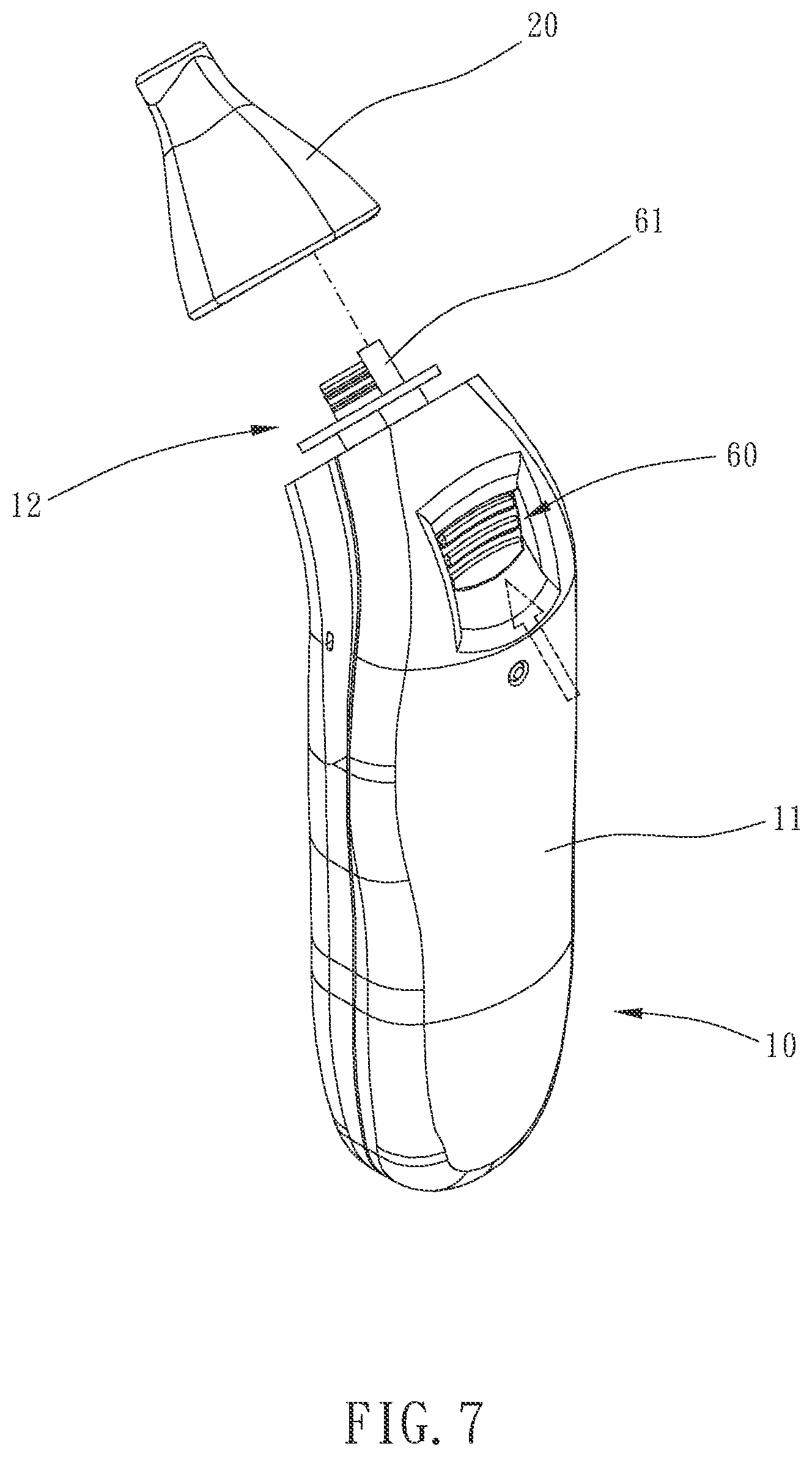 Patent US12105006 Figure 7 – Gas detection system for gynecological disease detection and detection method using the same